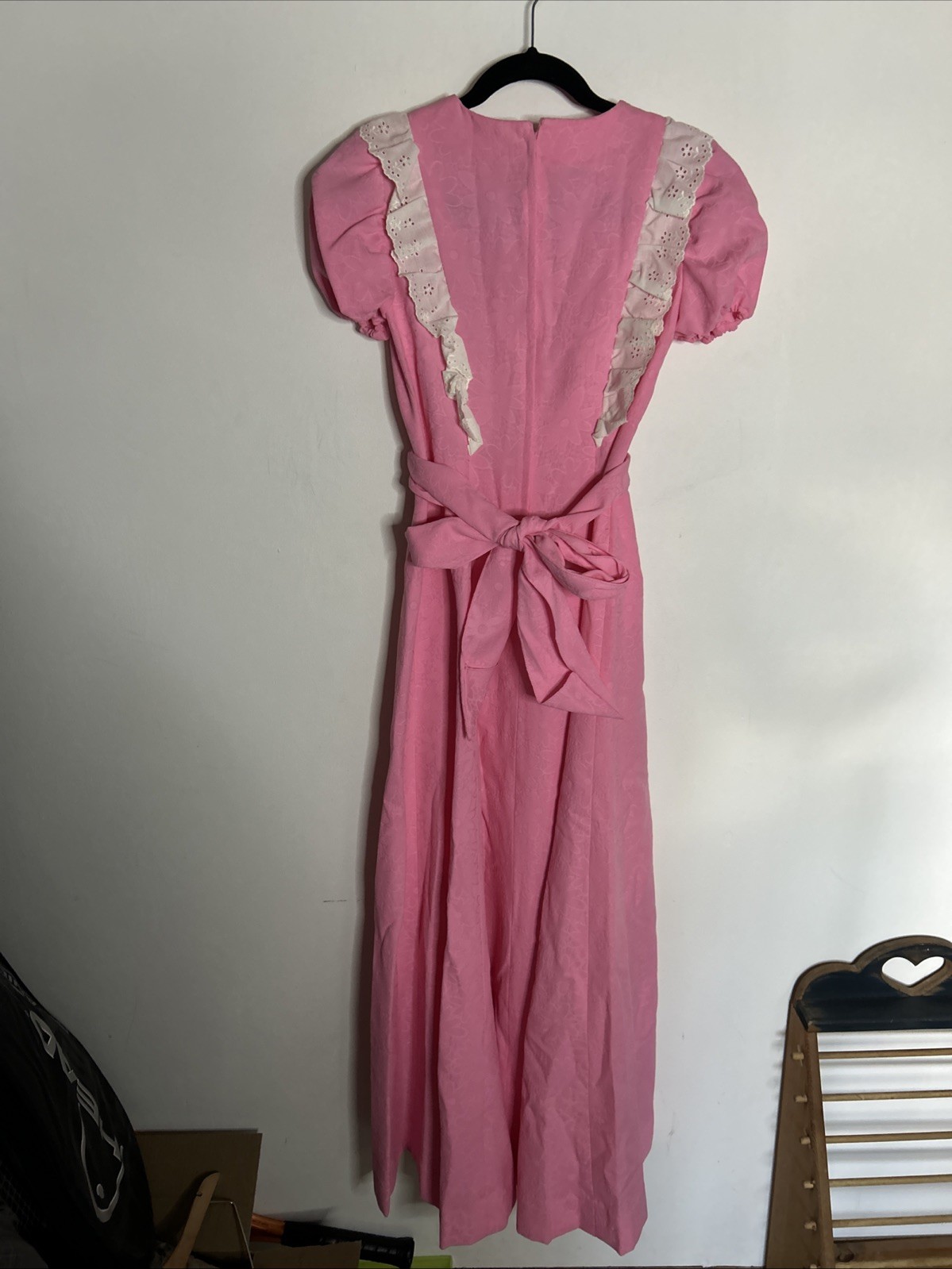 60’s Juniors Vintage Full-Length Dress- Prairie Cottagecore Good Condition Small