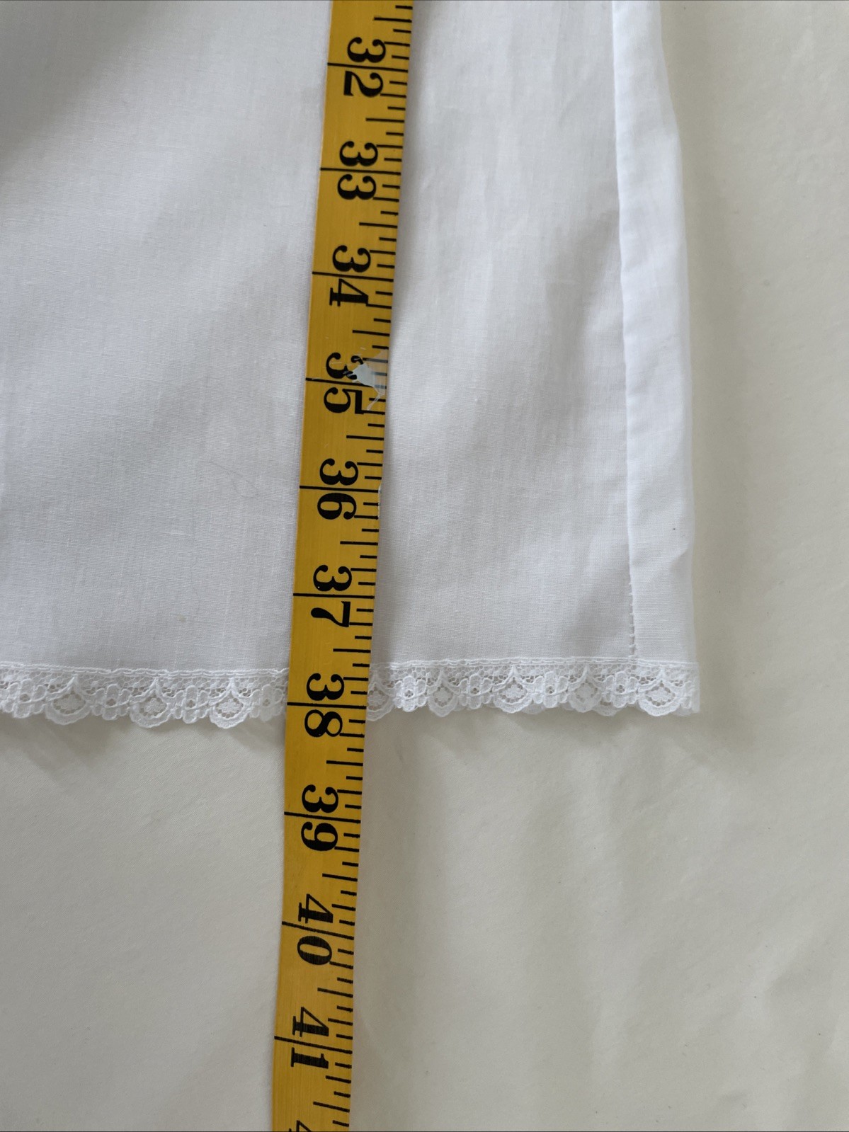 Vtg Dawn to Dusk Slip Cotton/ Polyester w Lace USA