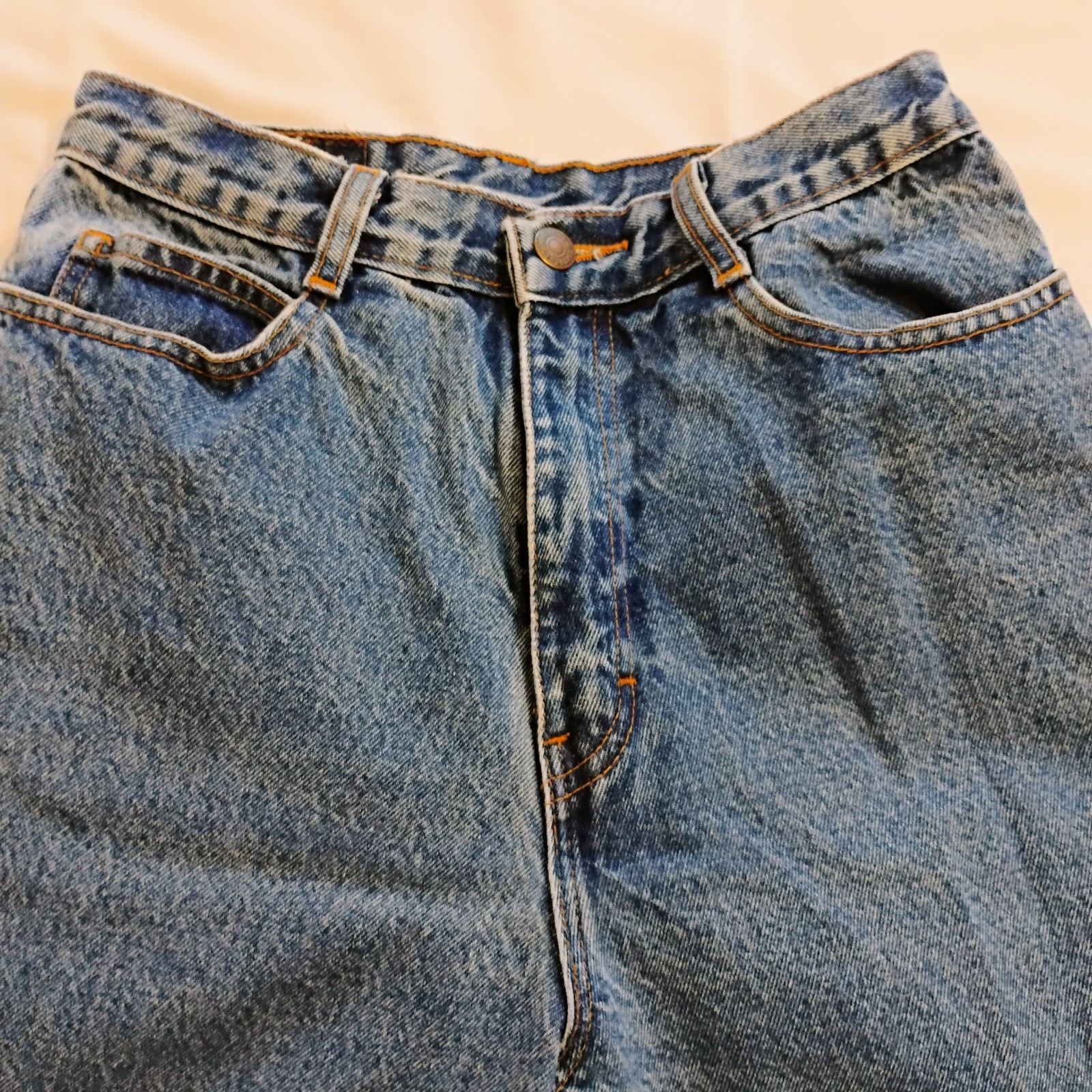 Vintage 80s Jordache High Waist Jeans Ankle Zippers 25 Waist 27 Inseam