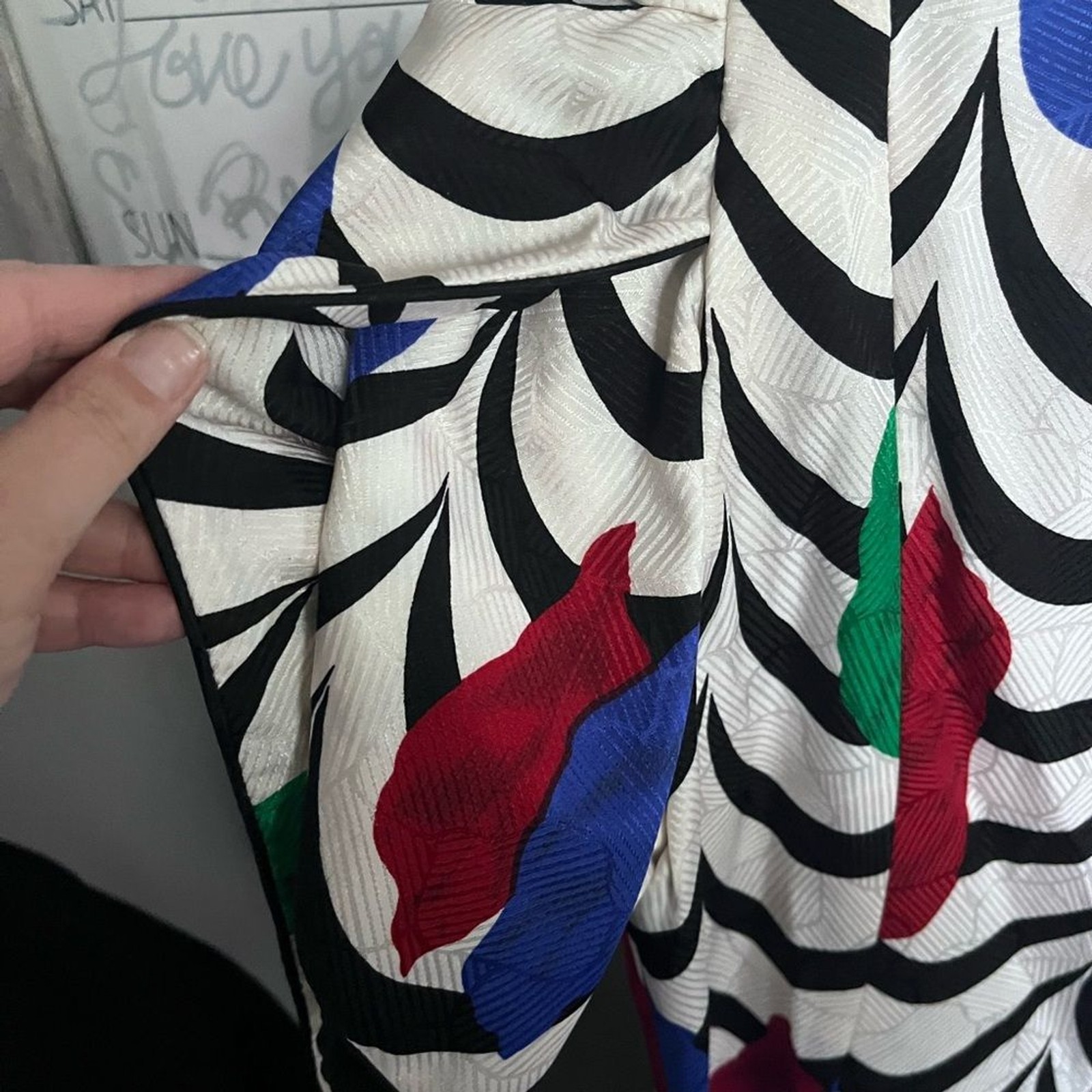 Vintage Designer Raul Blanco silk mini dress size 8
