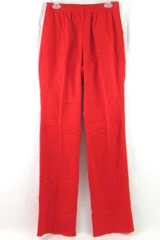 Vintage Canterbury Of New Zealand Women’s Pants Size 36″ Red Elastic Waist