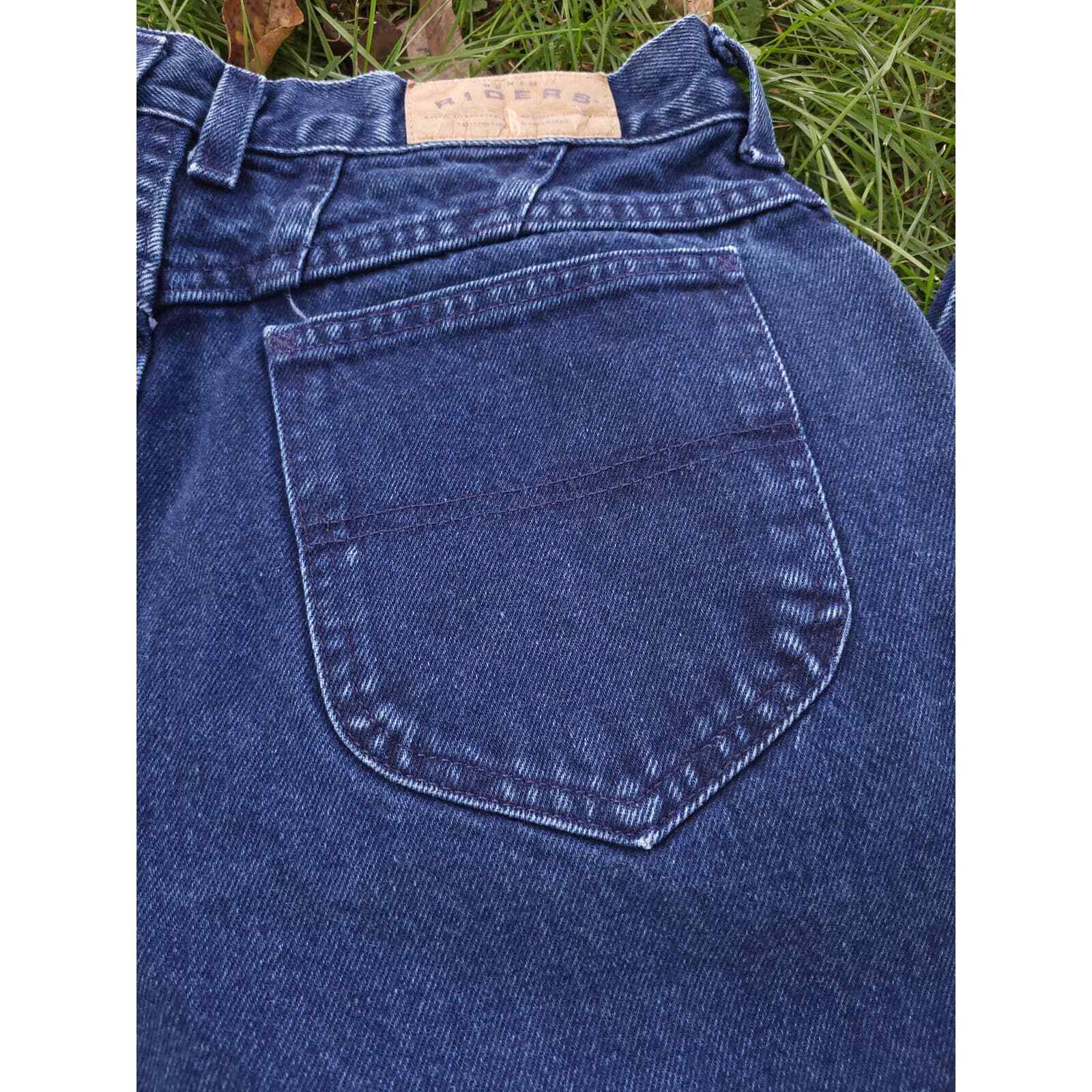 Vintage 1980’s/1990’s Denim Lee Riders Mom Jeans / Blue / 29×29 / 14 Petite