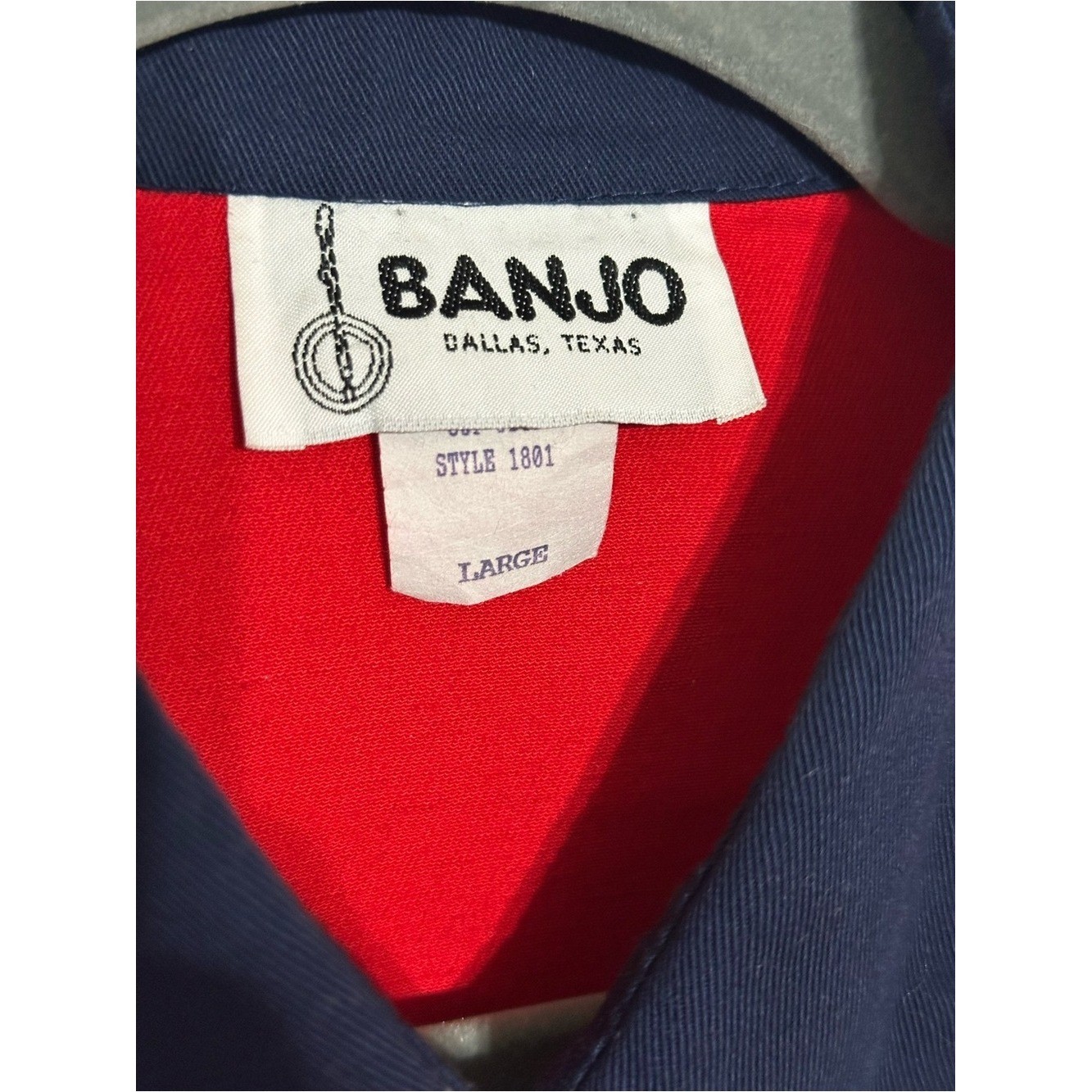 Vintage Banjo American Fringe Western Roper Button Down Shirt Women’s Size Large