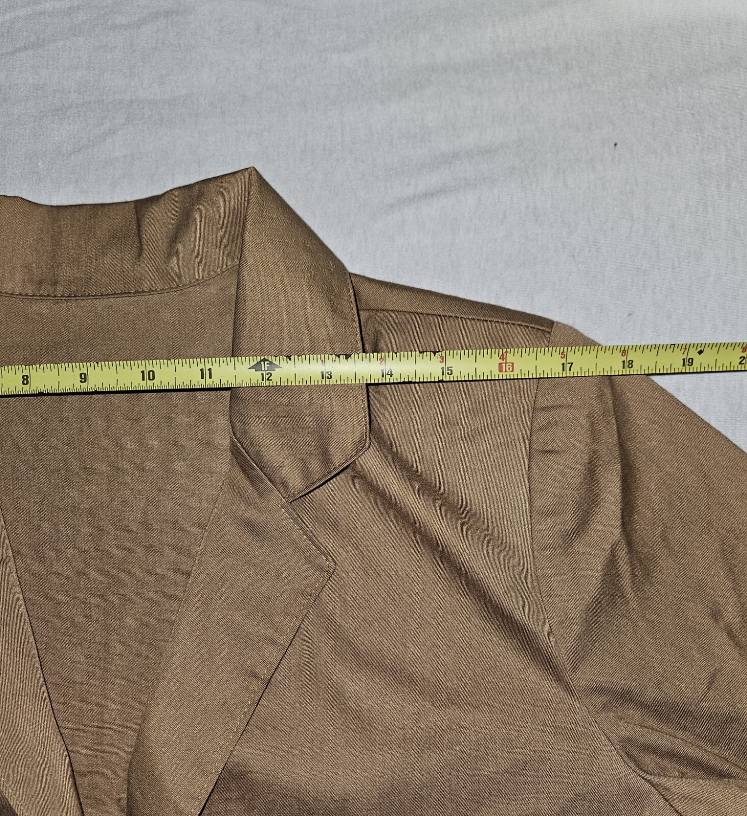 Jantzen Women Single Button Blazer Sz 16 Brown Suit Jacket Career Timeless Retro
