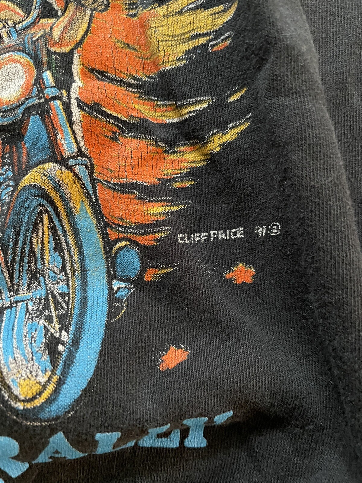 Vintage 1991 Sturgis Black Hills Motorcycle Rally Women’s Tee Shirt
