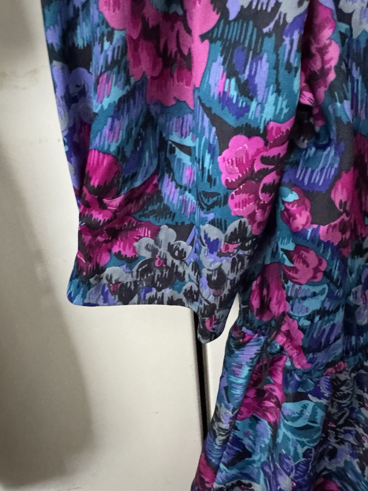 Vintage 1980s Peplum Dress Size 12 / 14 Floral Aunty Church Vibes Retro Mom Cute