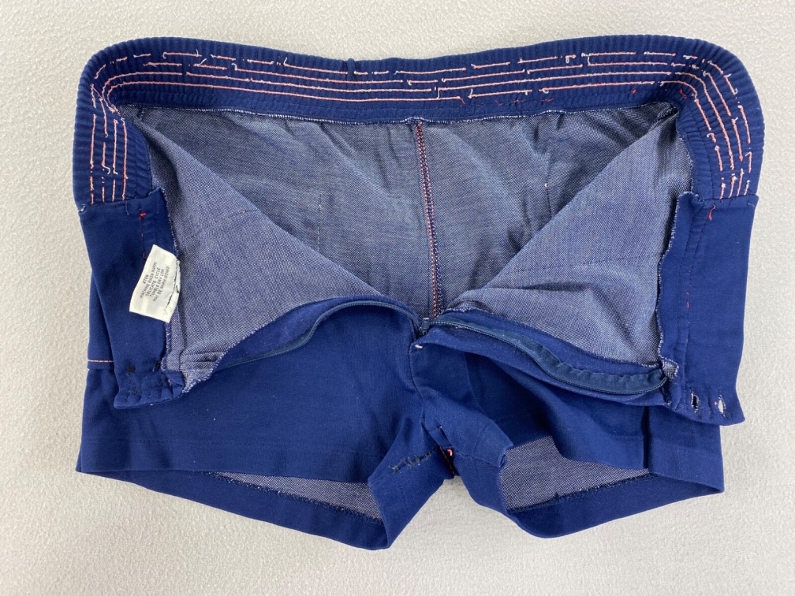 Y2K KMart Brand “Honey” Short Shorts Women’s 16 Blue Pink Retro Patch Bumblebee