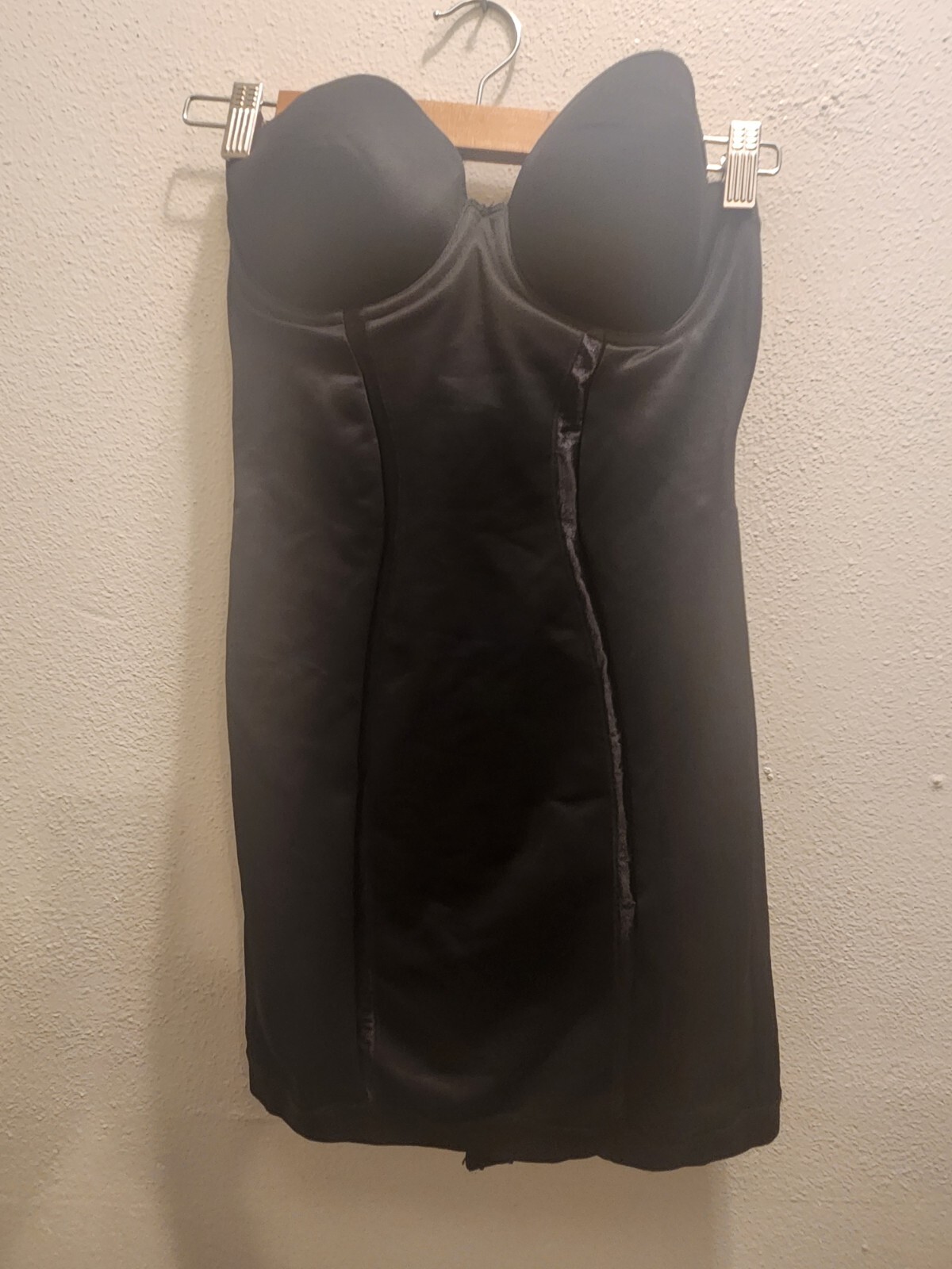 FLEXEES EASY UP Black 2304 Strapless SHAPER Slip UW Bra Top #38