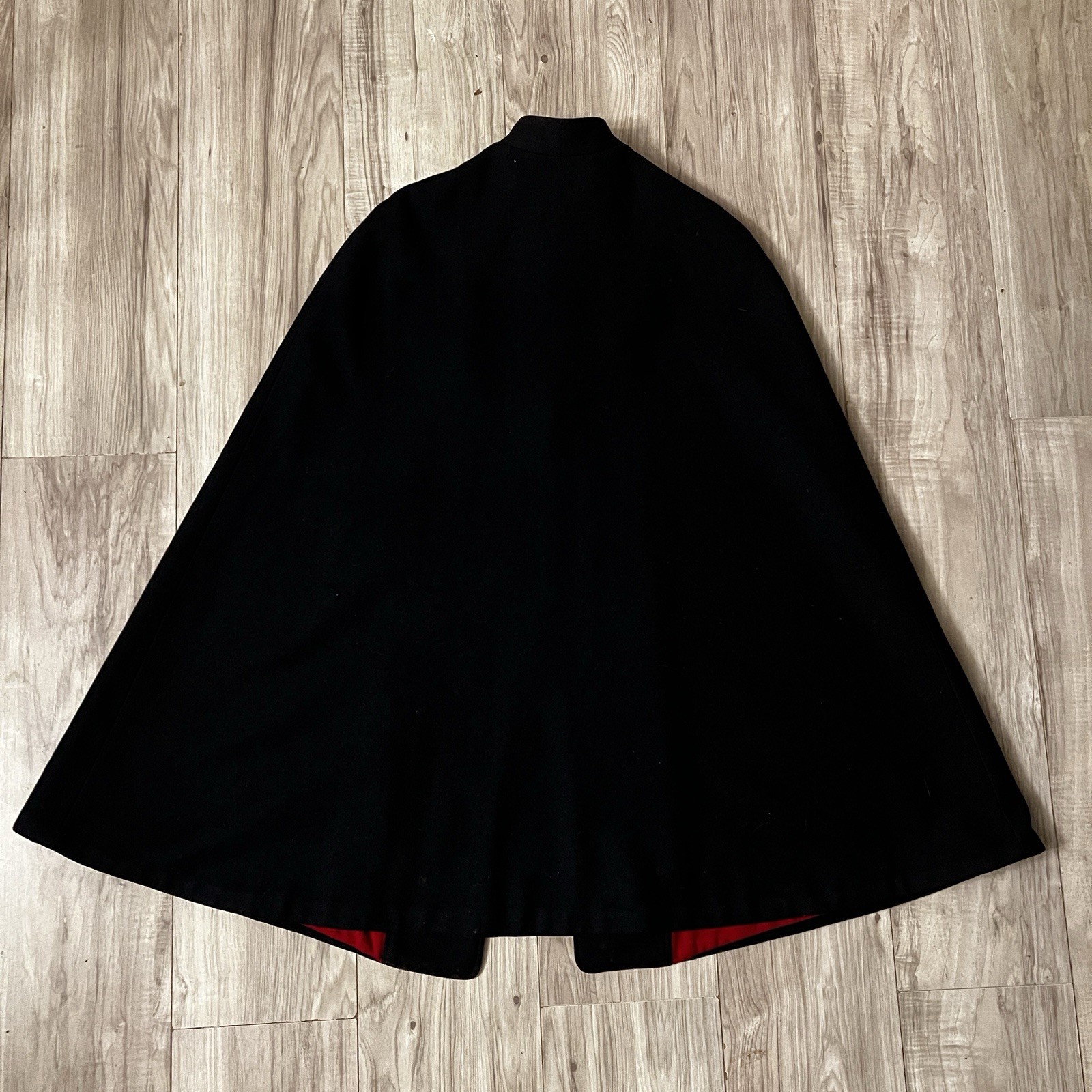 VTG 1940’s Snowhite Garment Sales Corp. Tailored Navy Wool Nurse Cape Uniform