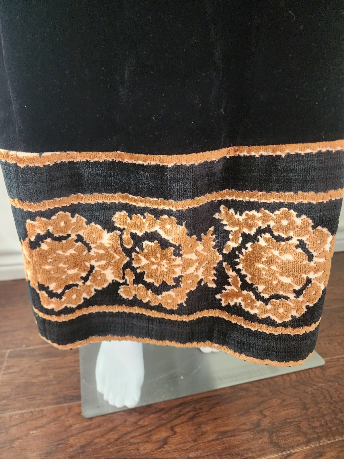 Vintage 60-70s Jo Hardin Tapestry Carpet Vest /skirt Set Boho Hippie Festival