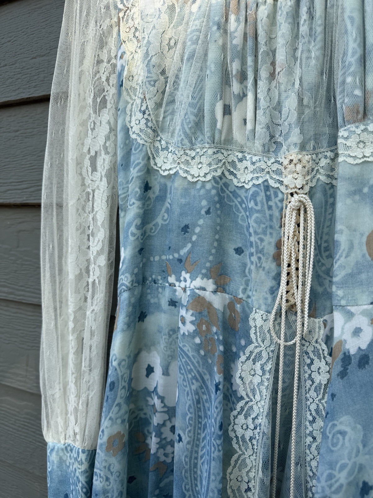 Vtg 1970s Gunne Sax “River Princess” Dress prairie wedding cottage boho hippie