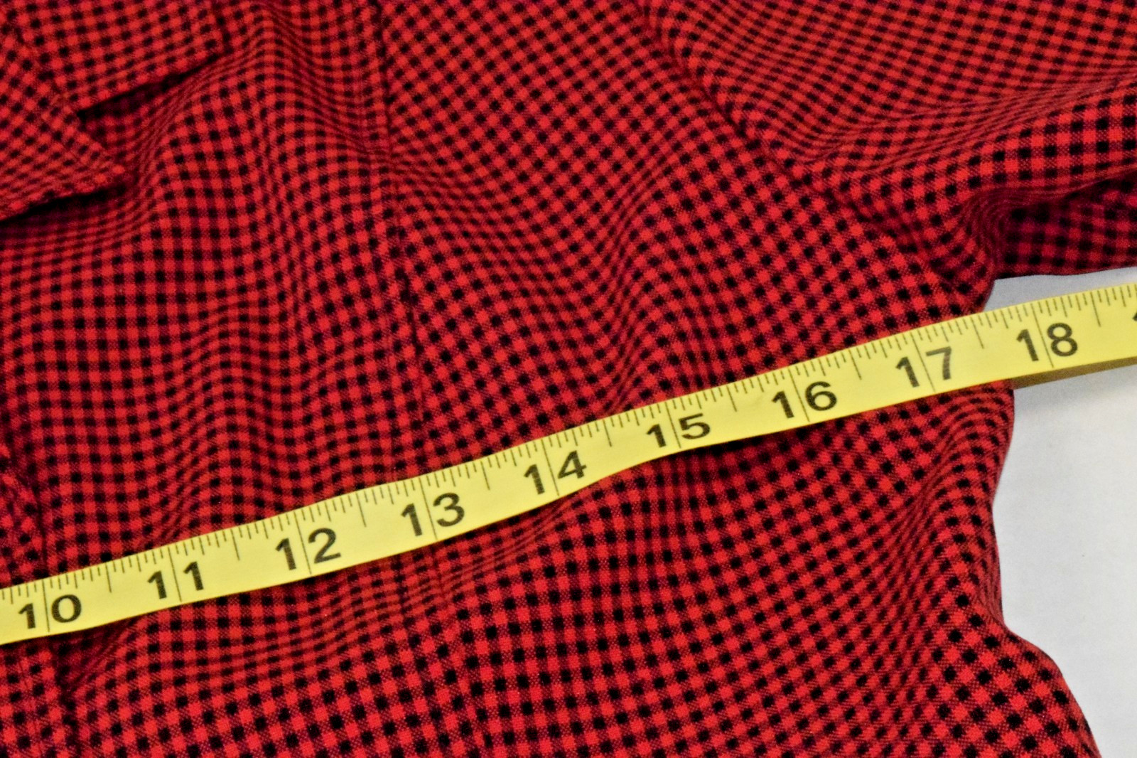 Vintage Suit Set First Option Size 6 80s Red Black Gingham Plaid Poly Made USA