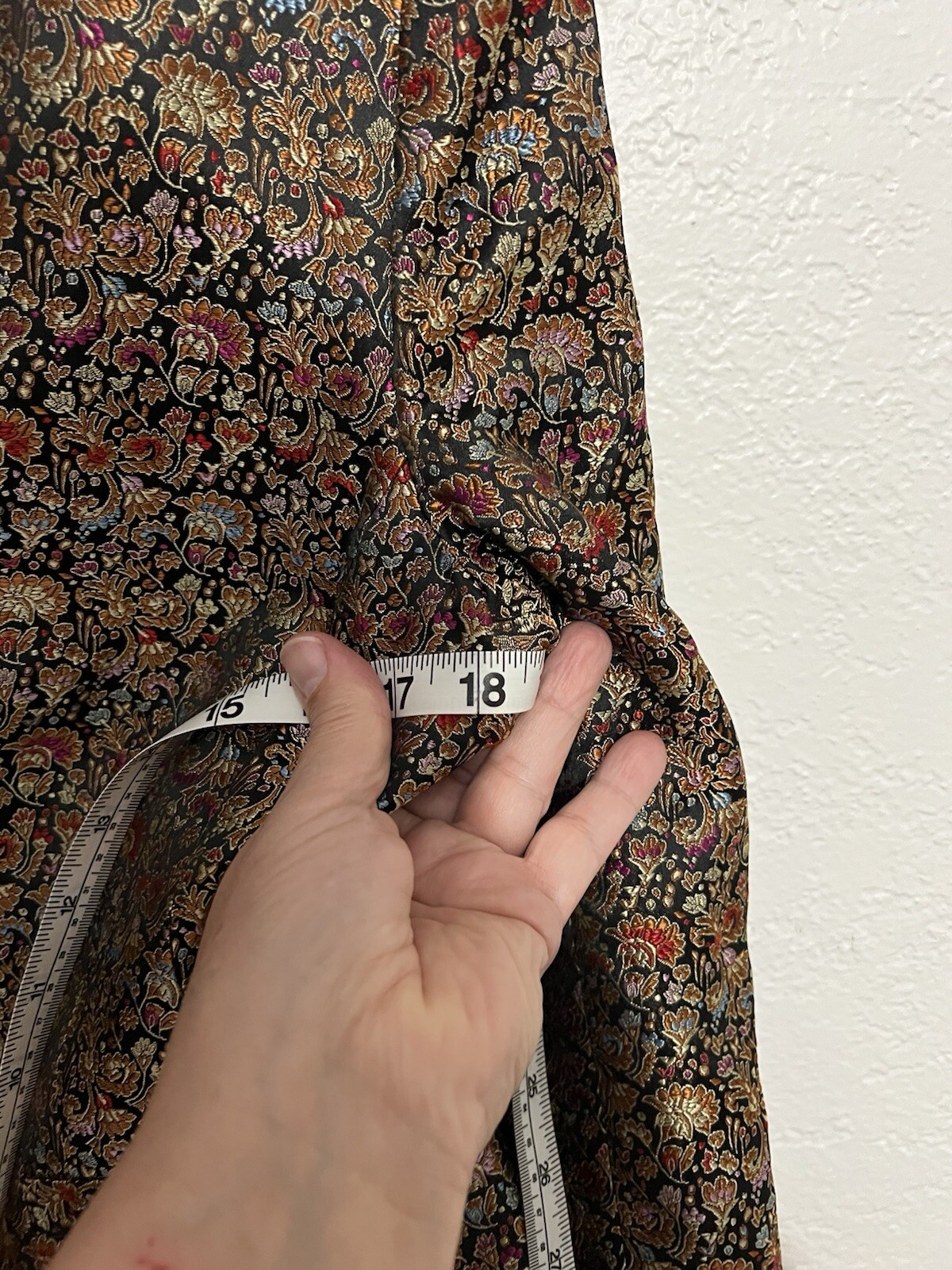 Vintage WDNY Size 4 Mandarin Asian Tapestry Brocade Embroidered Retro Jacket