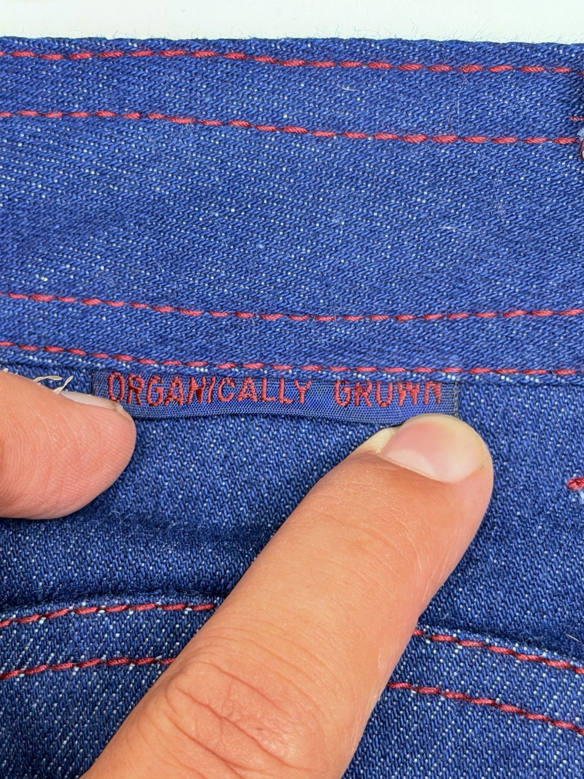 Vintage 70s Arpeja Organically Grown Jeans Women’s 11 Blue Wide Leg