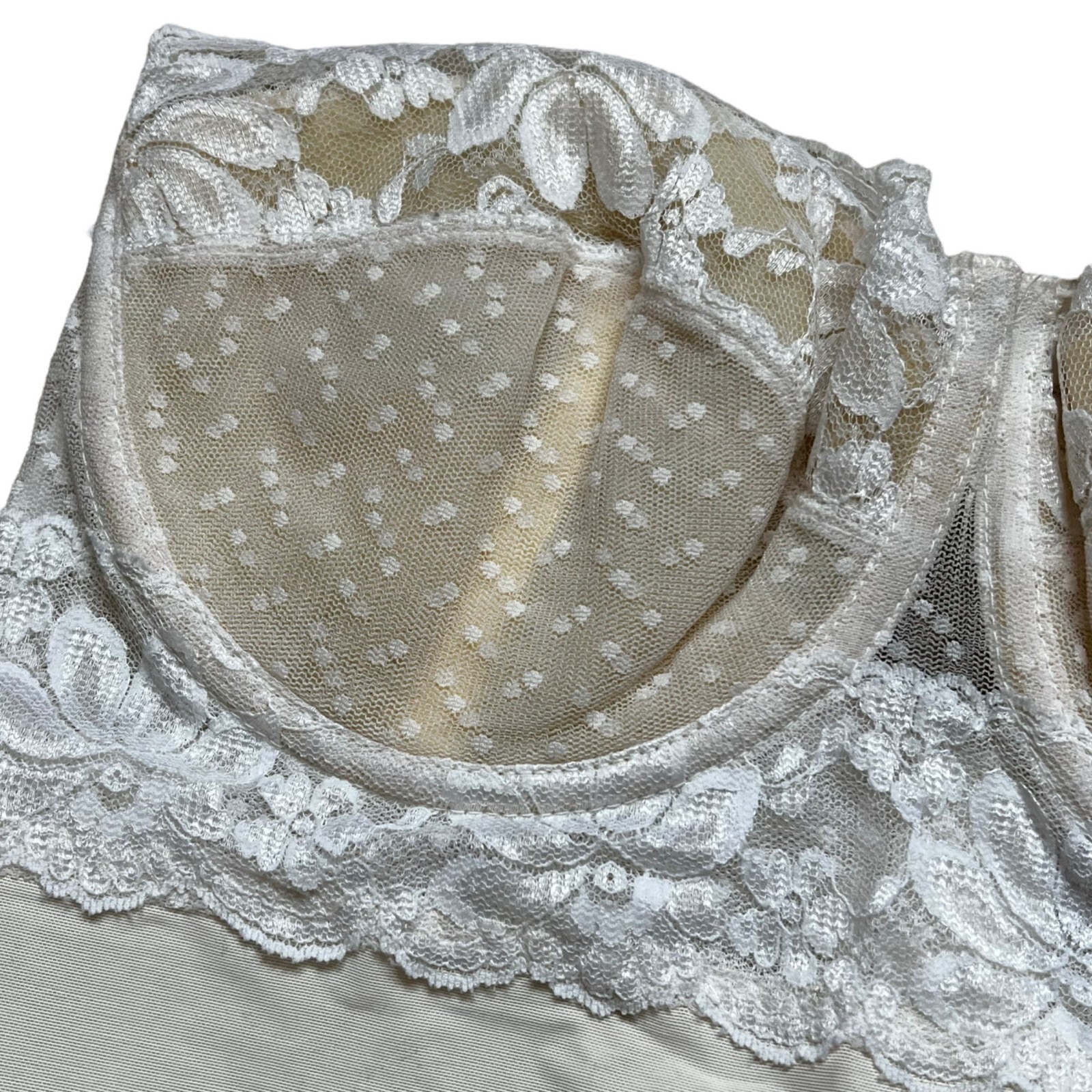 Dolores for Poirettes Lace Push Up 36 Style 149C Vintage Union Made Bodysuit