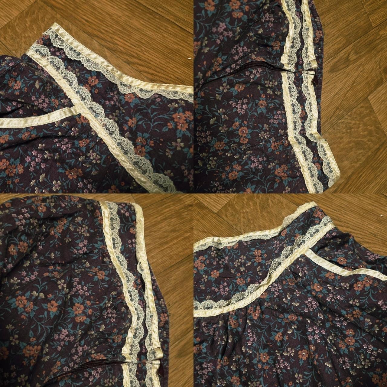 Vintage Gunne Sax Girls Skirt Purple Prairie Jessica Mcclintock