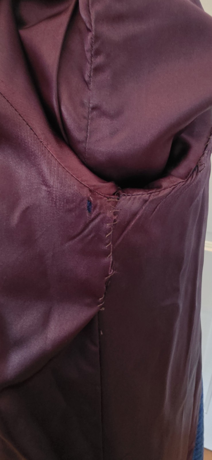 Vtg Burberrys’ Womens Tweed Blue Green Wool UK Agents Dunham’s Of Maine