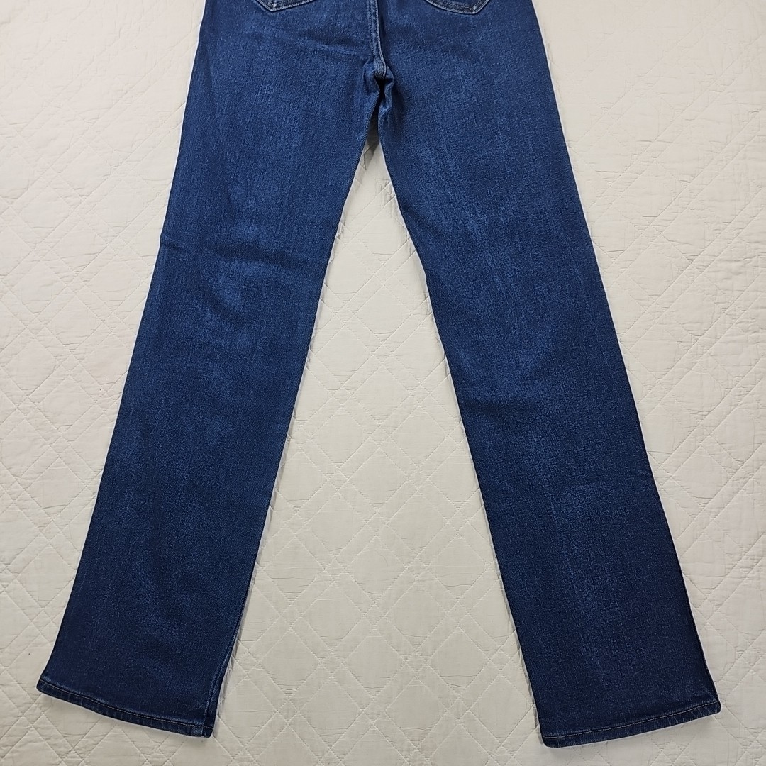 VTG Lee Riders Women’s Blue Denim Straight Leg Jeans VTG Size 10 (12 3/4″) Flat