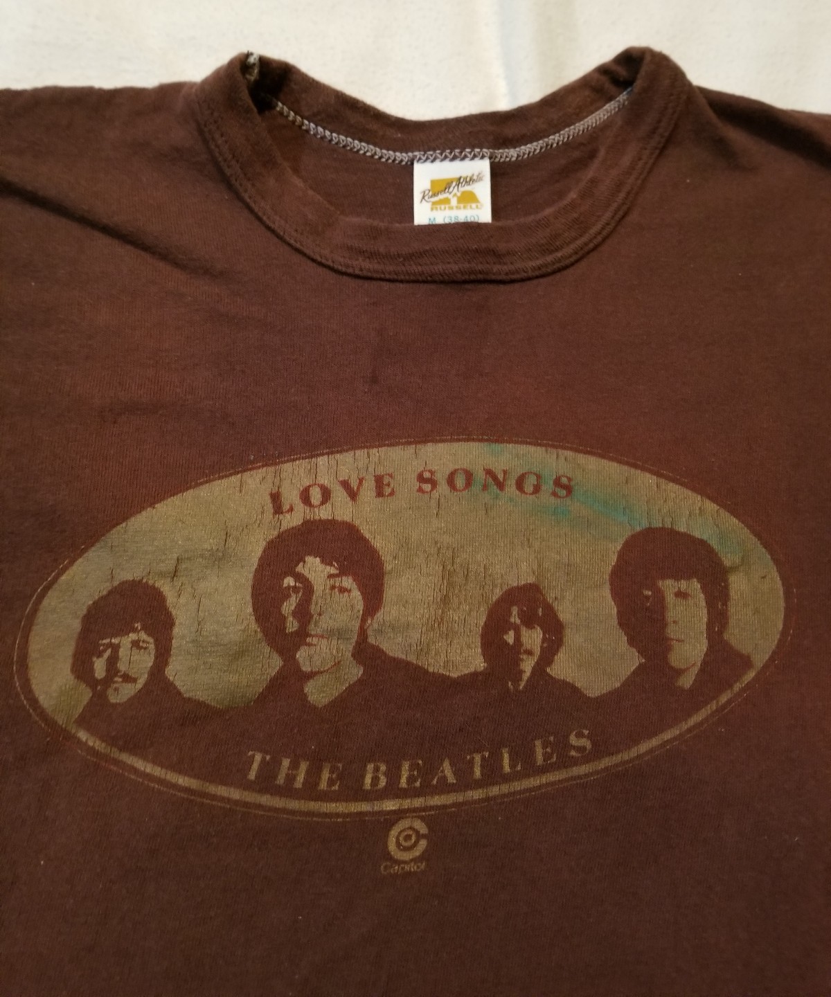 Beatles Capital Records Love Songs Lennon Rock Hippe 60s Paul Vintage T Shirt