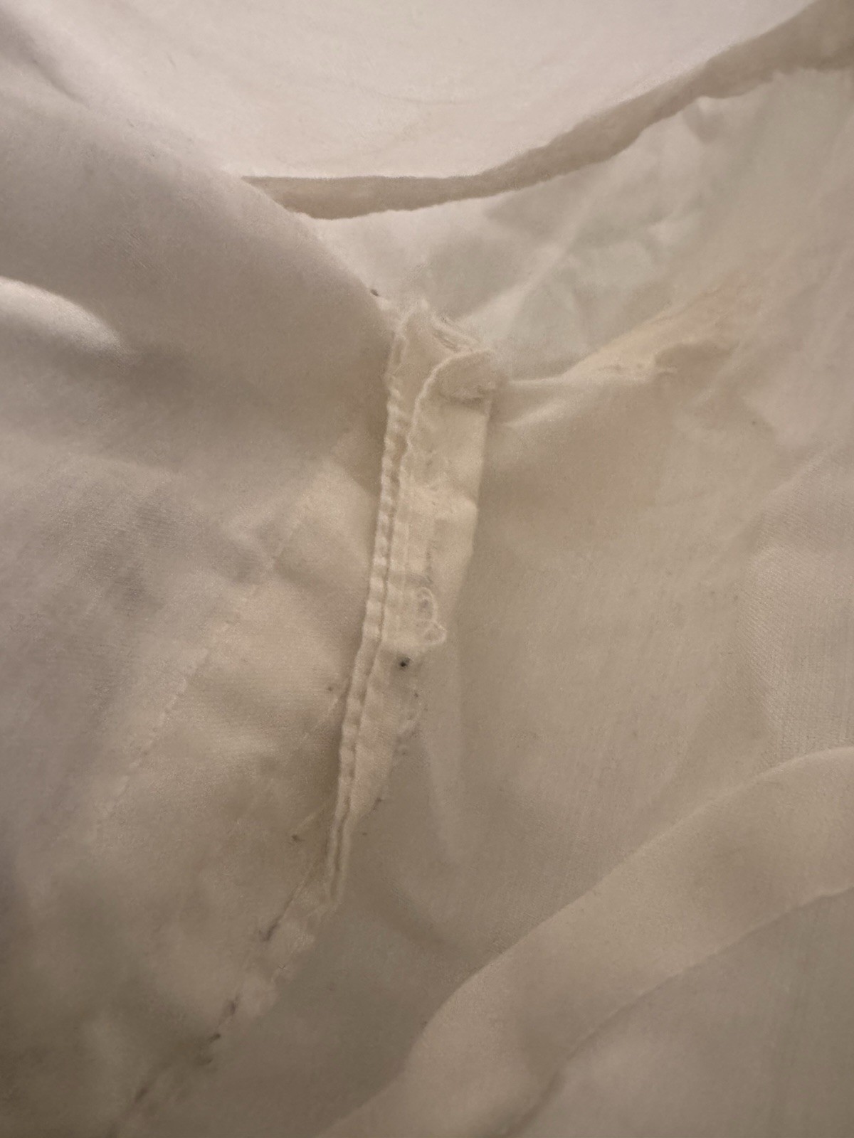 Vintage Embroidered Floral Blouse. Womens XlLarge Pastel Boho White Short Sleeve