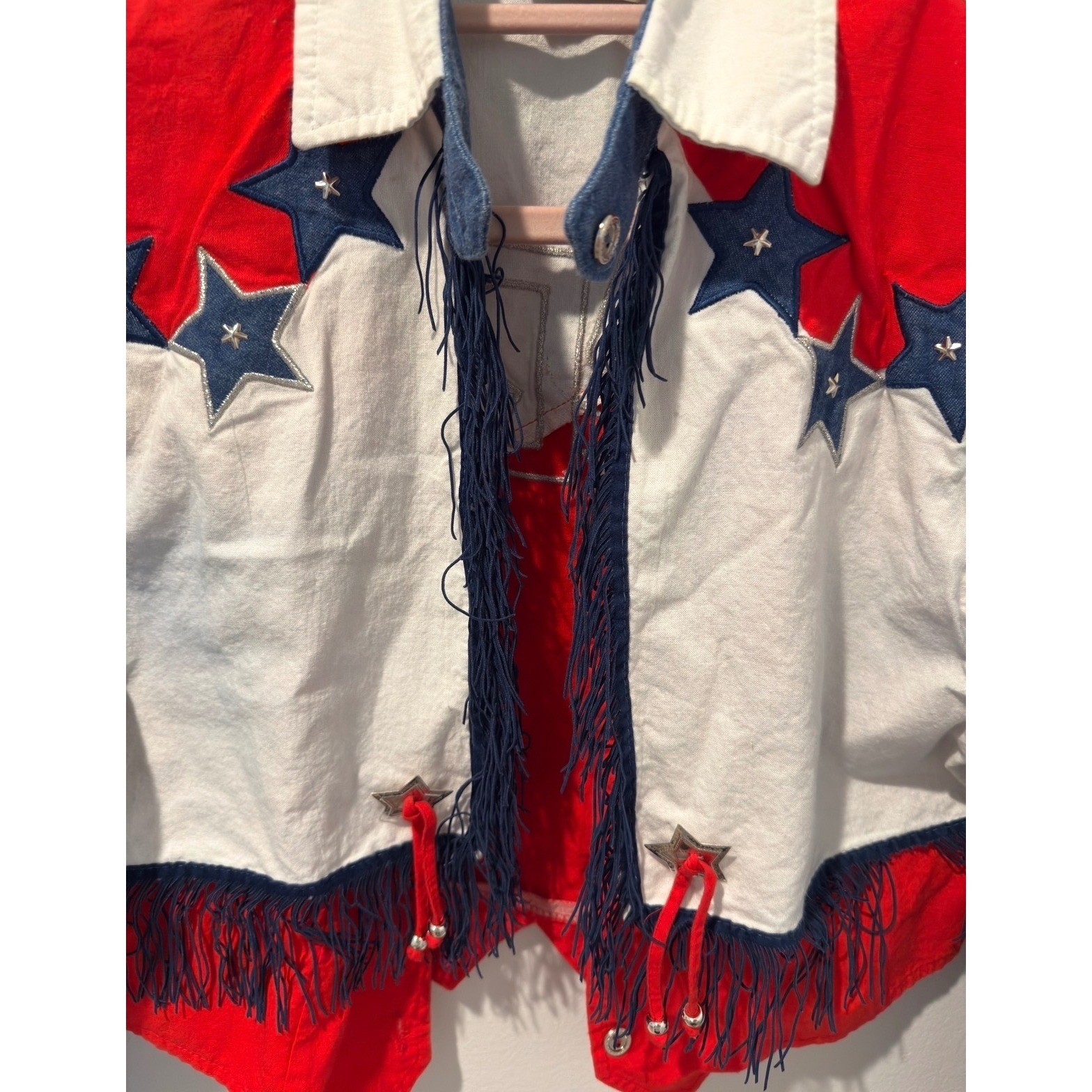 Vintage 90s 1849 Authentic Ranchwear Fringe Rodeo Bolero Jacket