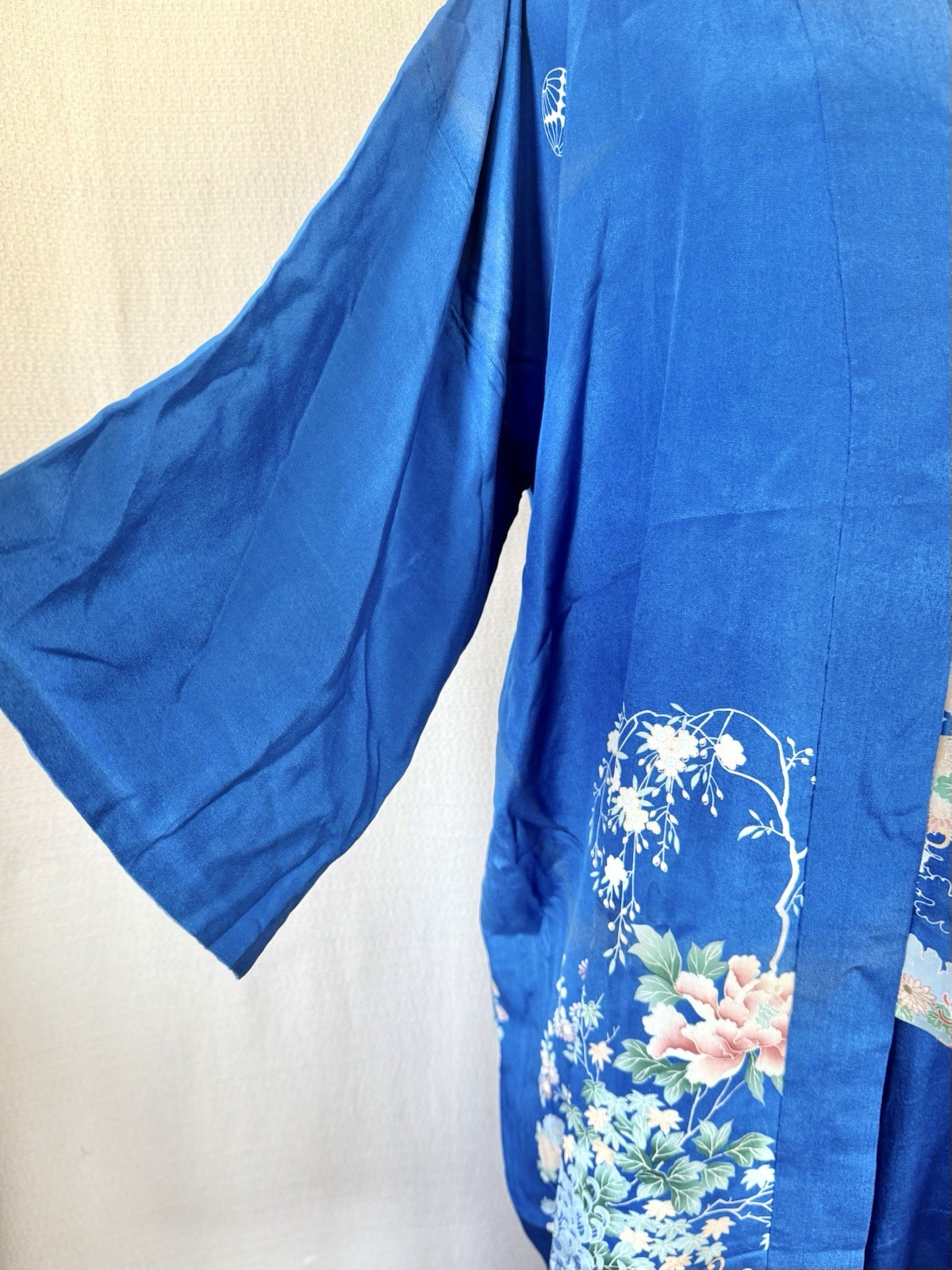 Vintage Antique 1920s 1930s Japanese Pongee Silk Loungewear Beach Pajamas 40 L