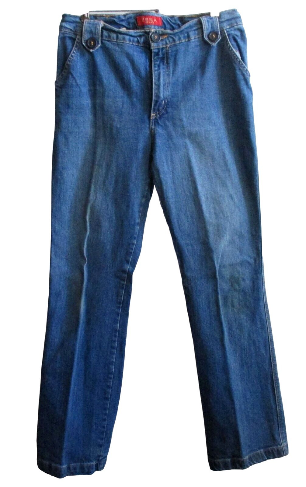 12 32×32 Zena Denim Jeans Arrowhead Loops Rancher Wife Vtg 80s ZENA INDIGO