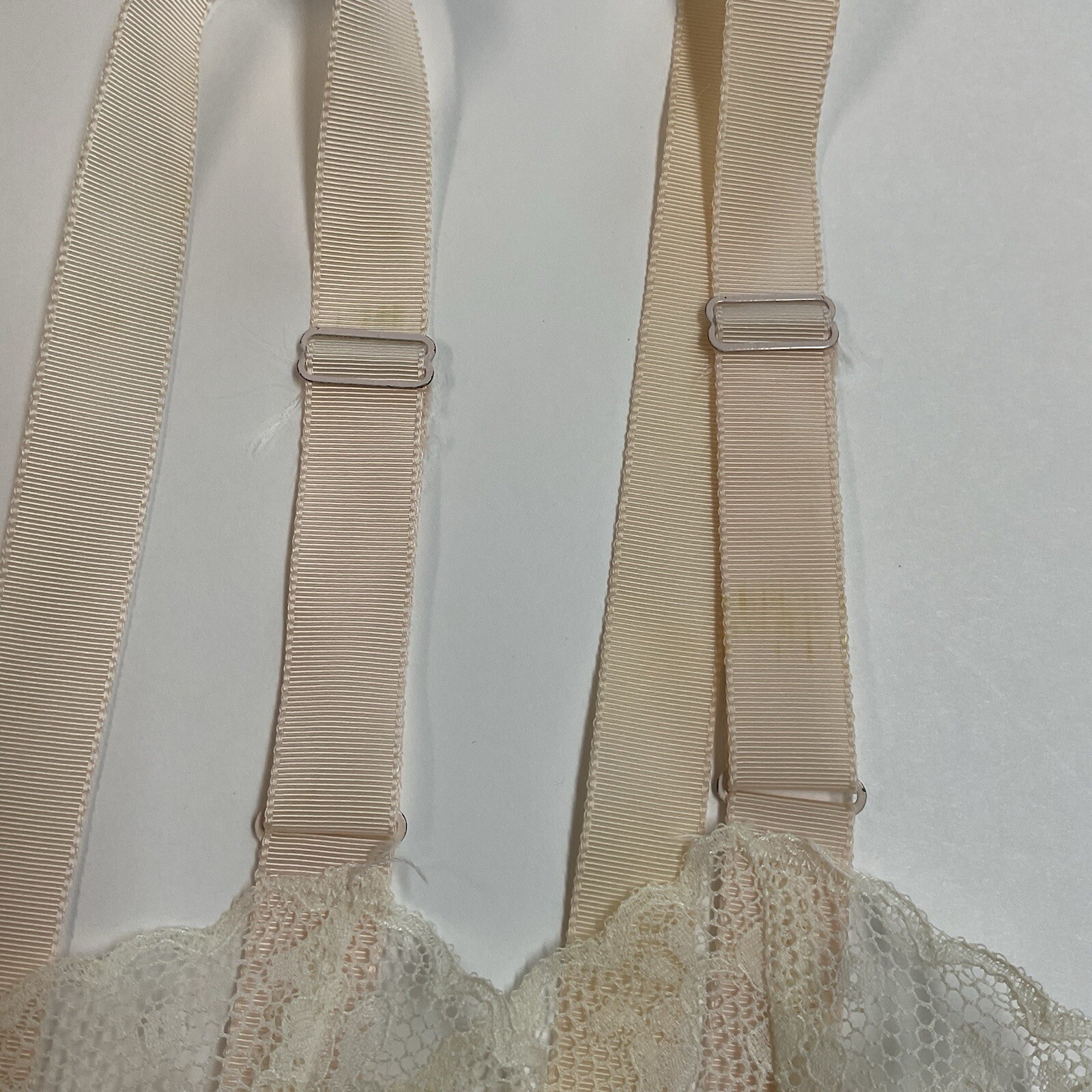 Vintage Barbizon 14 Pink Acclaim Full Slip Dress Crepe Remarque Lace Trim Insets