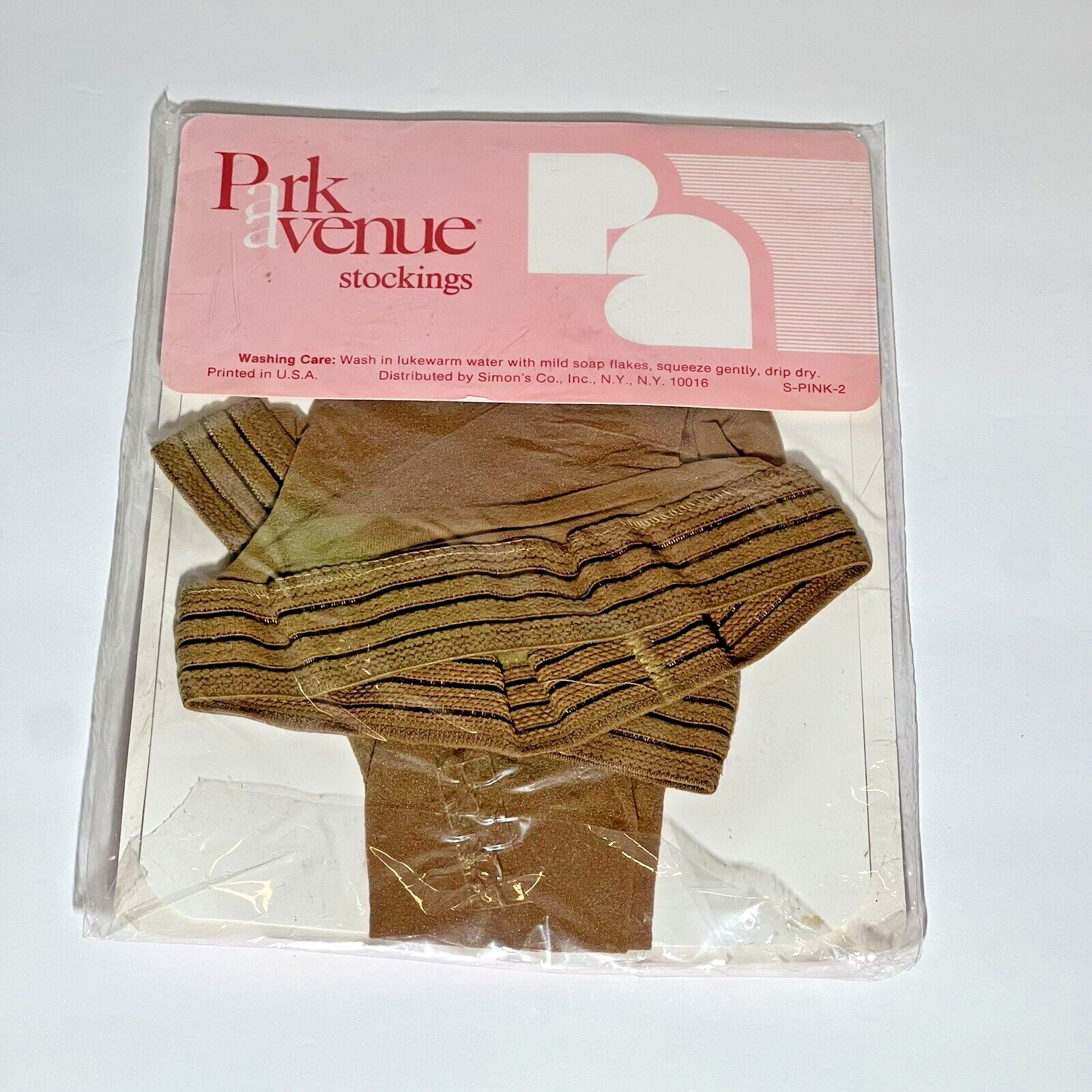 Park Avenue Stockings Thigh-Hi Parkilon Mellow Beige Reinf. Toe Medium B 10-11