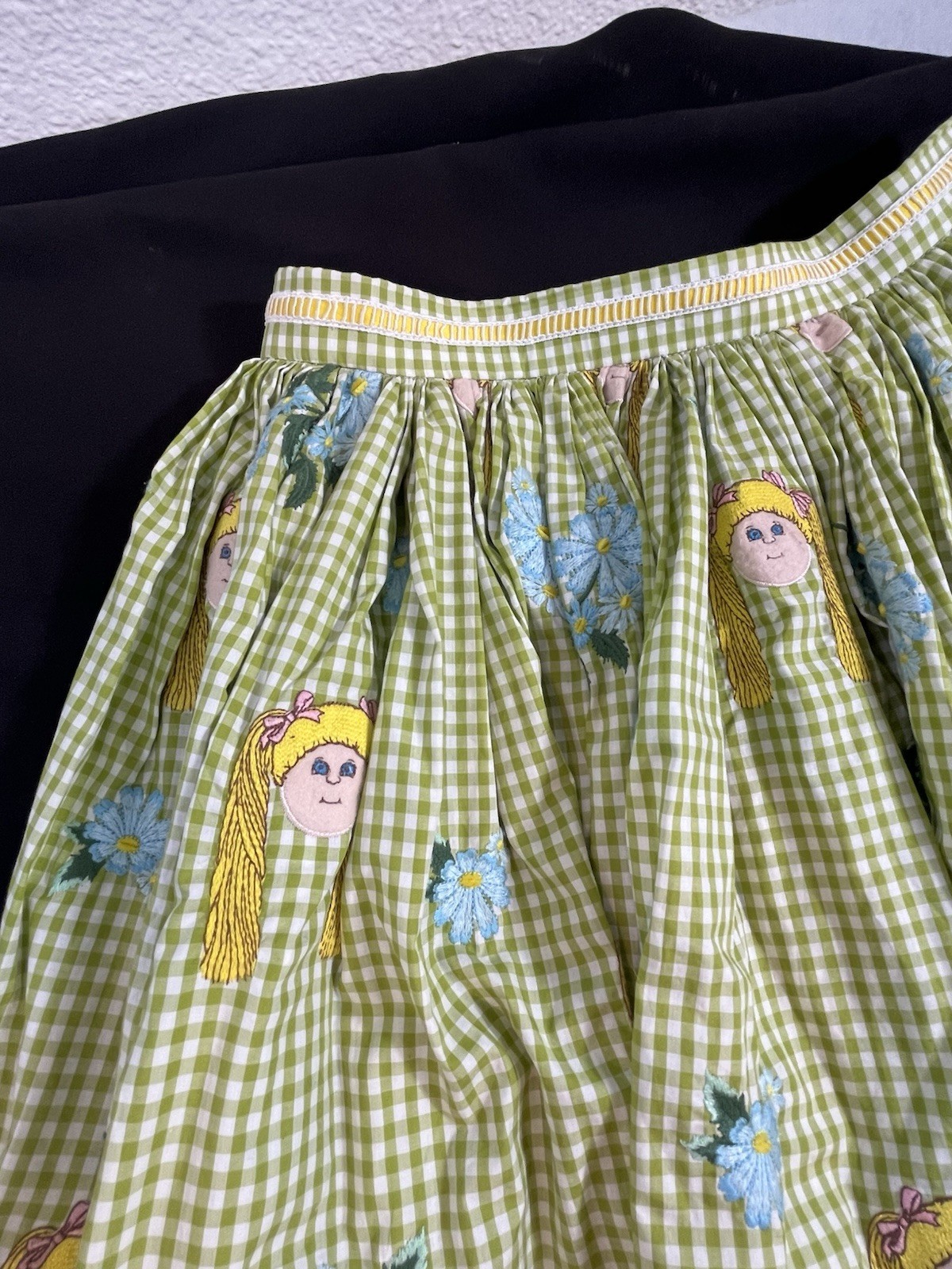 Jenny Fax Lime Green Cabbage Patch Doll Skirt Size M Spring 2013