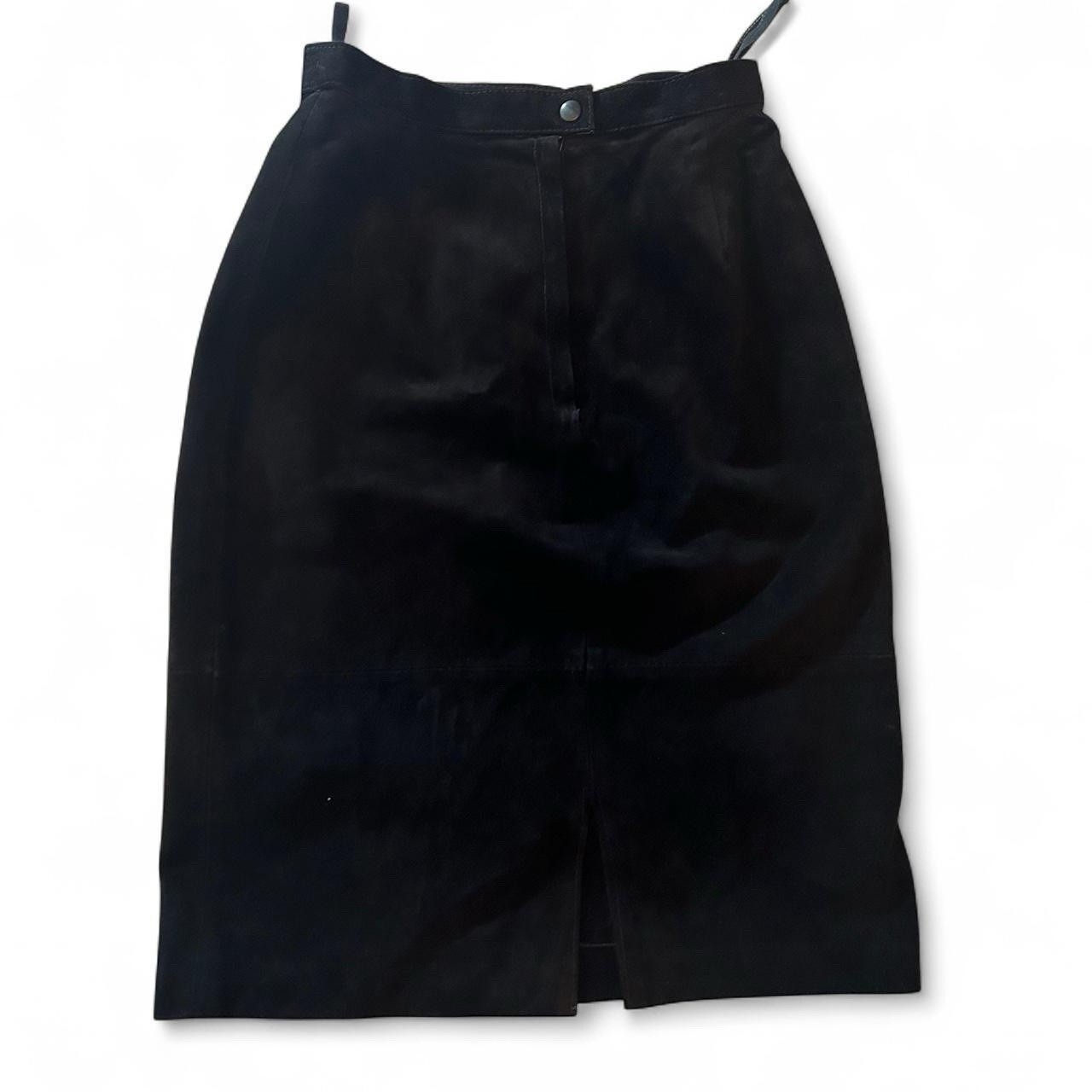 Vintage Genuine Suede Midi Skirt (Comint, Argentina) – Size 5/6