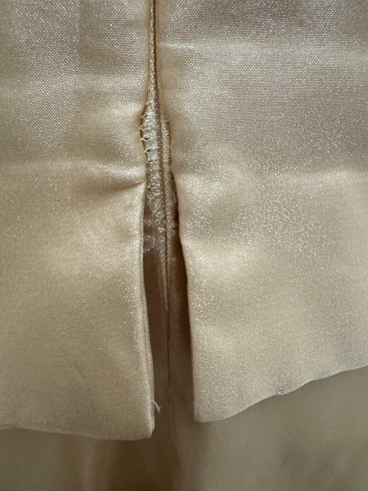 VTG Faviana Yellow Organza Formal Set Halter Sequin Bodice Romantic 90s 11/12