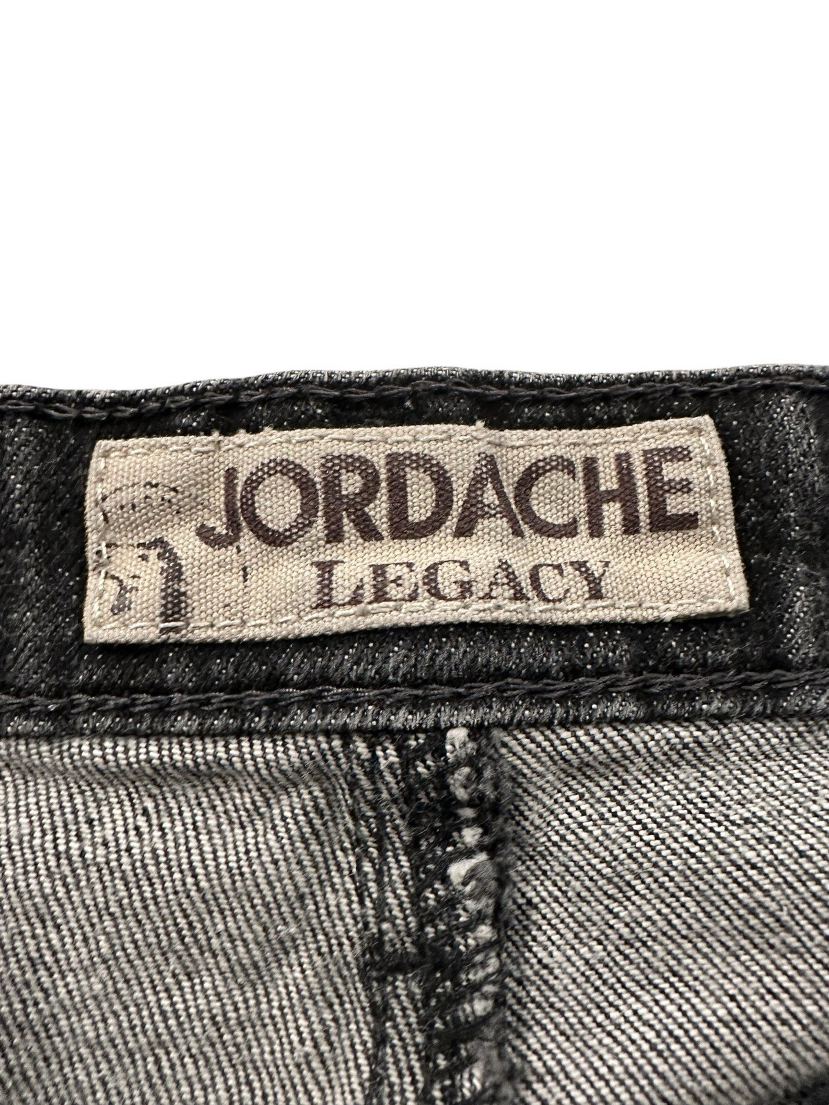 Jordache Vintage Women’s Jeans Skirt Size 7/8 29″ Waist Black 5 Pocket Design