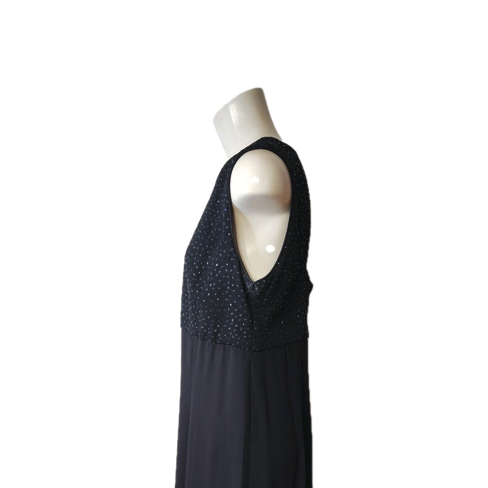 David Warren New York blue Formal Long women’s Dress Gown Sz 16