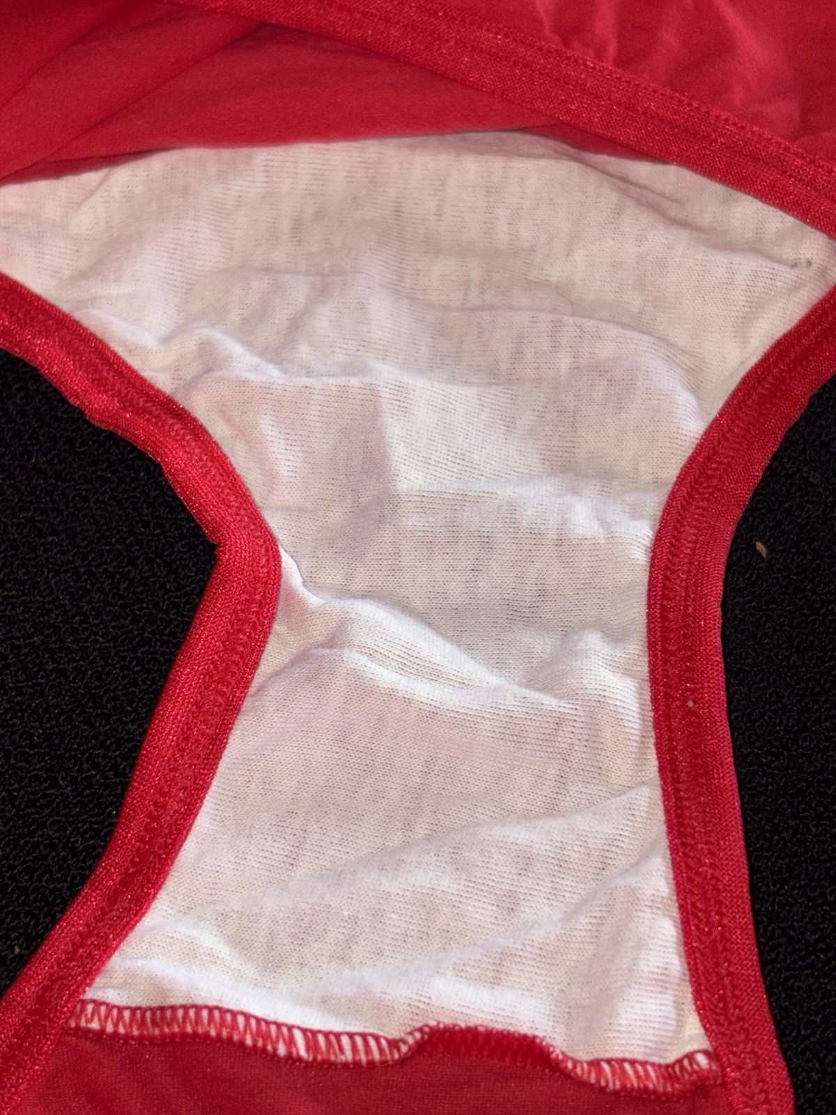 Vanity Fair L Y2K Vintage Second Skin Red Low Rise Bikini Panty Underwear