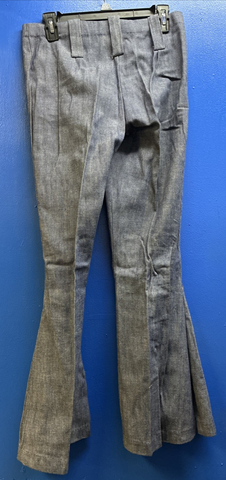 Vintage 1970s Junior’s by Vassar Blue Bell Bottom Pants Size 7