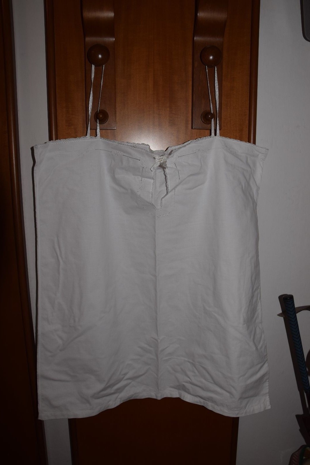 Cotton Lace Nightgown Nightgown Chemise de Nuit B24 (22)^