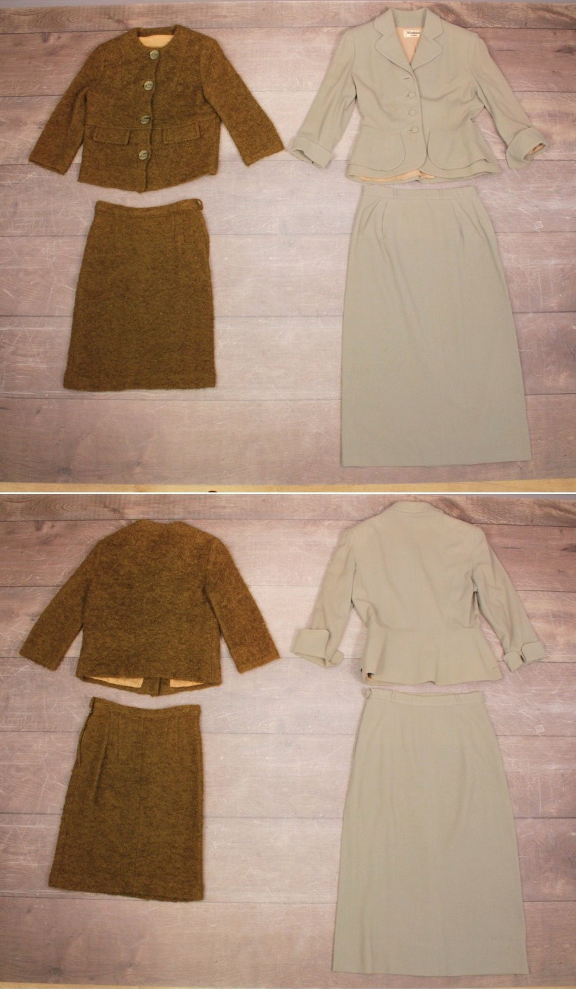 VTG Women’s 40s 50s Lot of 21 *AS IS* Suits & Jackets / Blazers Assorted Sizes