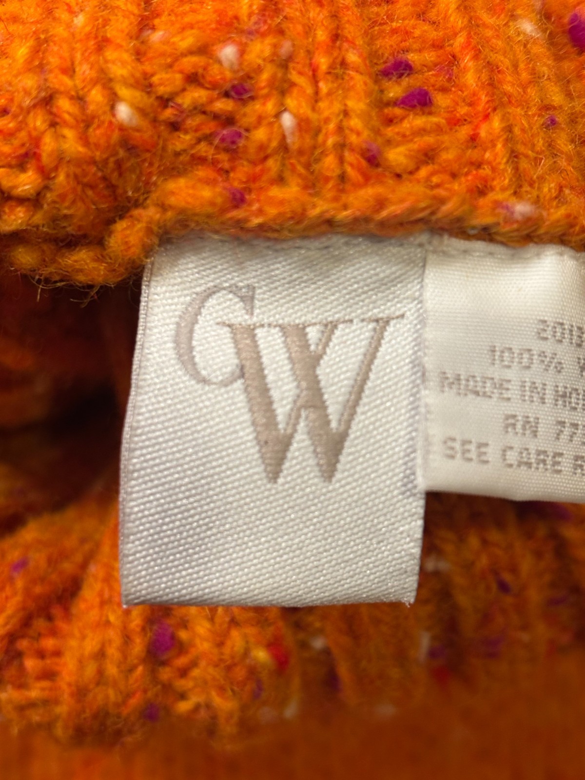 Vintage J. Crew Clifford & Wills 100% Wool Cable Knit Turtleneck Women’s Large L
