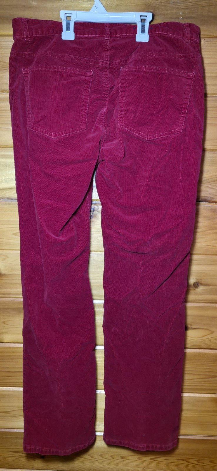 Vintage Chaps Red Wine Burgundy Corduroy Pants Women 12