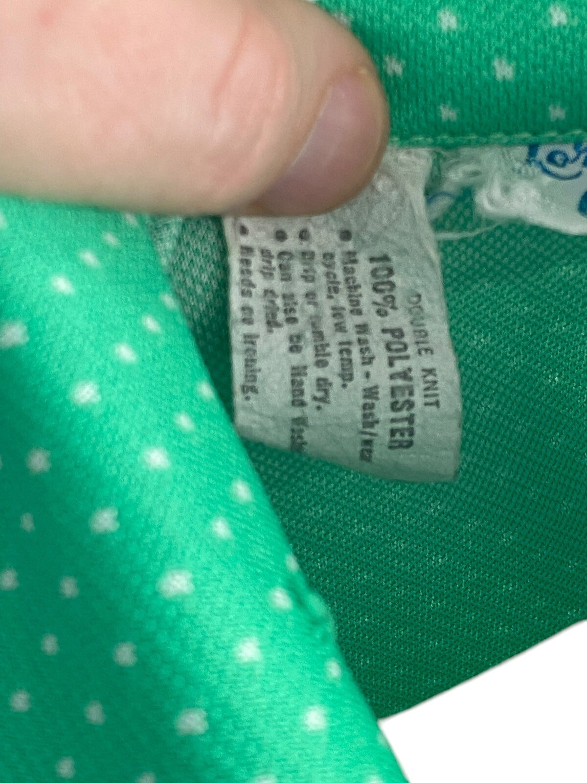 VTG Women’s Lorac Originals Green Polka Dot Shirt Dress USA Union 70’s
