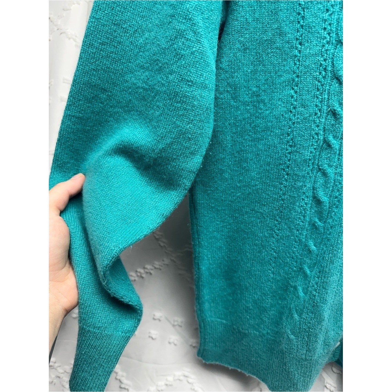 Vintage McGeorge of Dumfries For Lord’s Scotland 100% Pure Cashmere Cable Knit