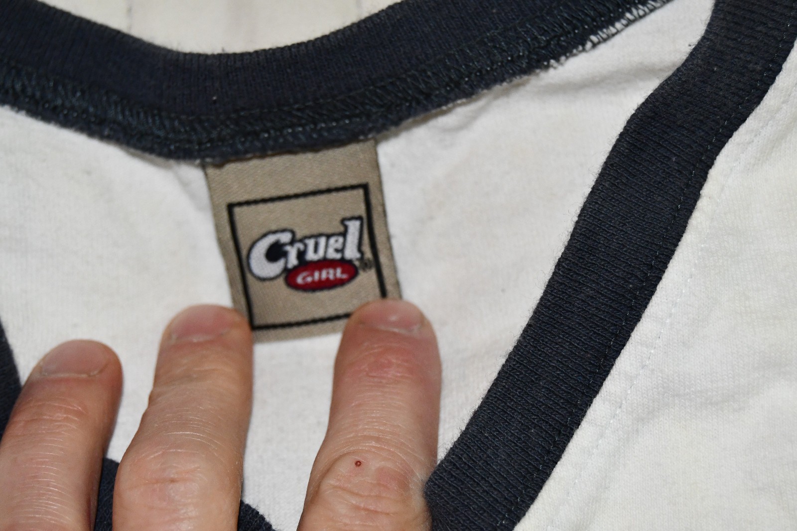 Vintage Shirt Cruel Girl Authentic Quality Shirt Graphic Logo V Neck
