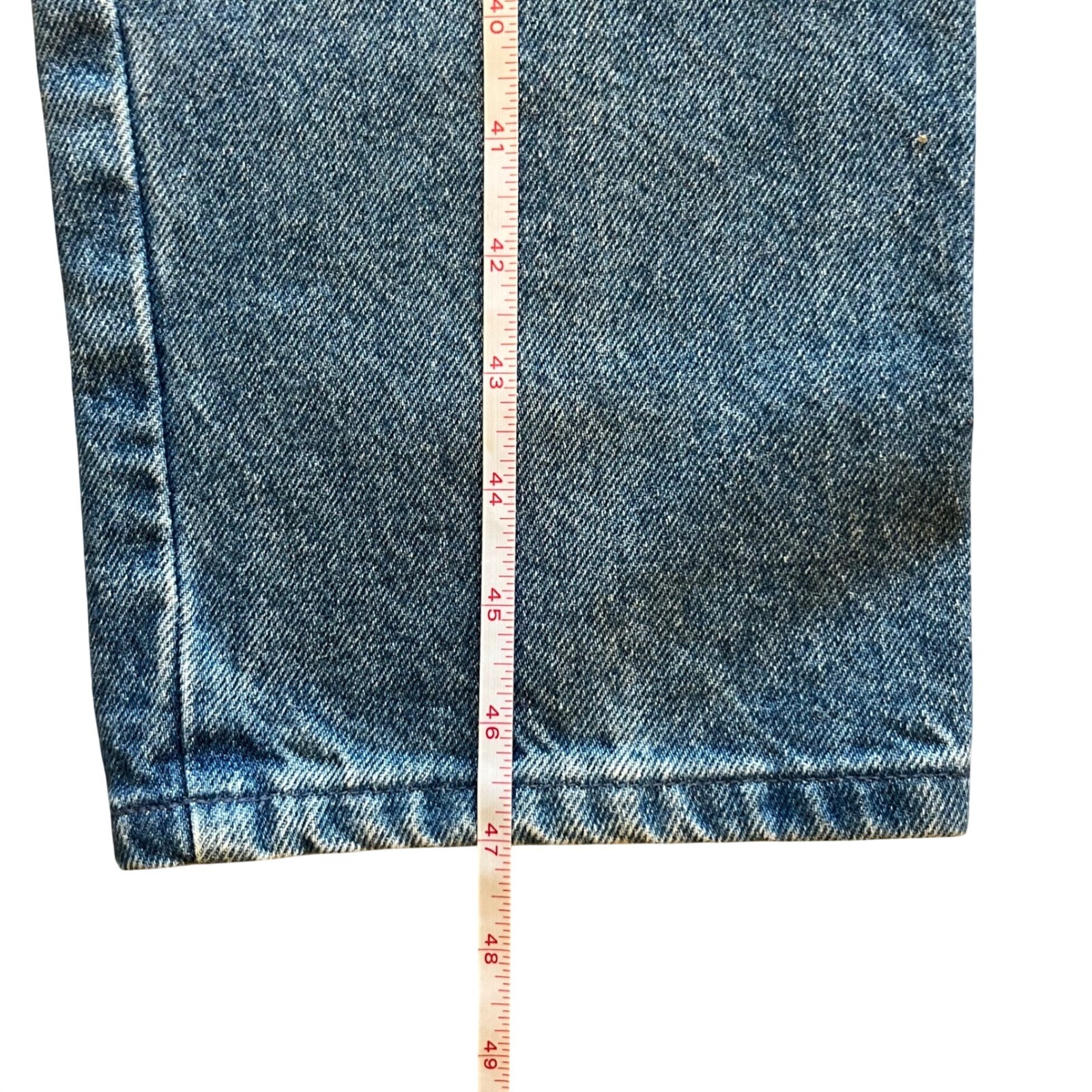 Vintage Rockies Western Lace Jeans Womens 34/15 37 High Rise Tapered Leg Blue