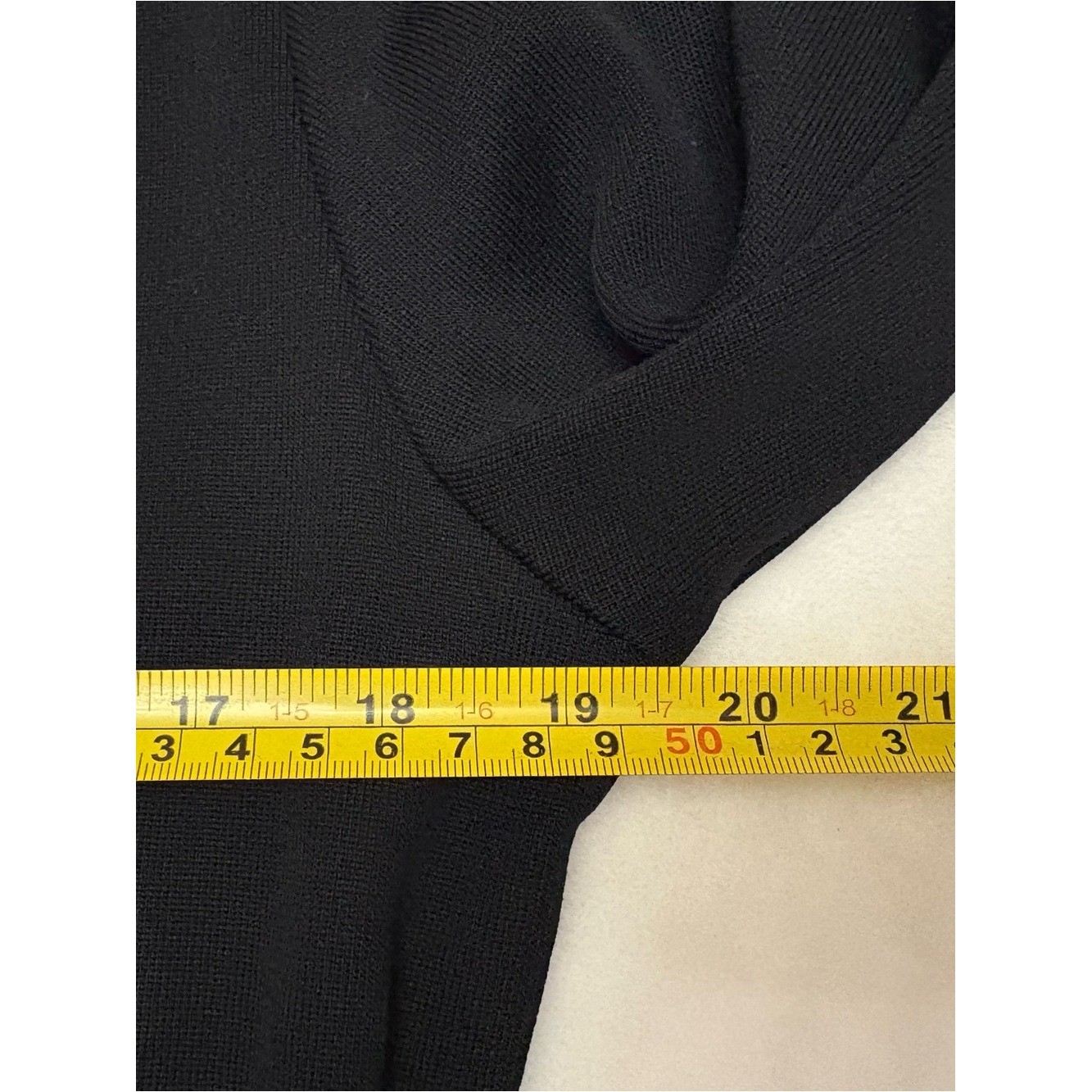 Misook Open Front Knit Cardigan Jacket Pointed Collar Patch Pockets Career