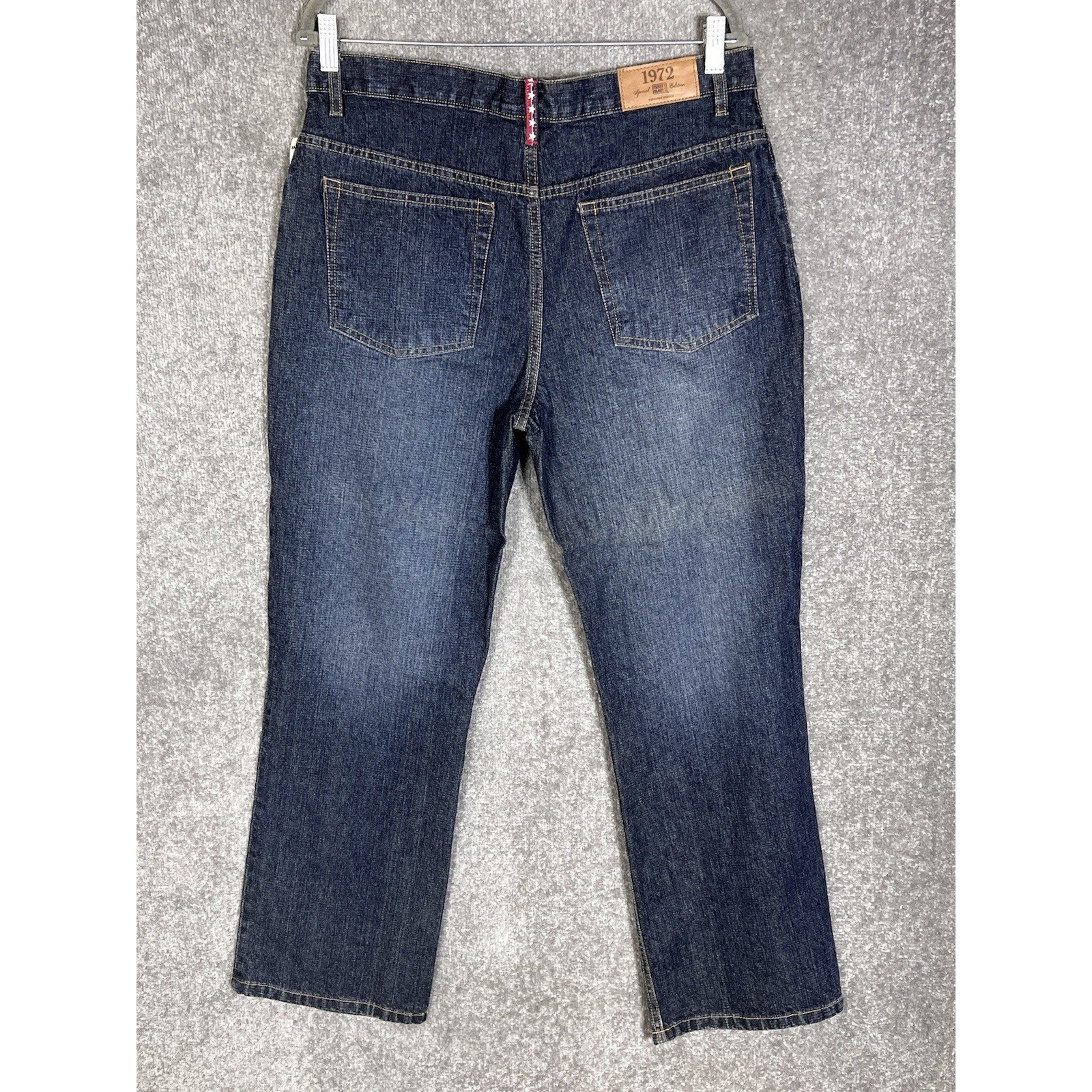 Faded Glory 1972 Special Edition Jeans Womens Missy Size 16 Petite Blue Denim