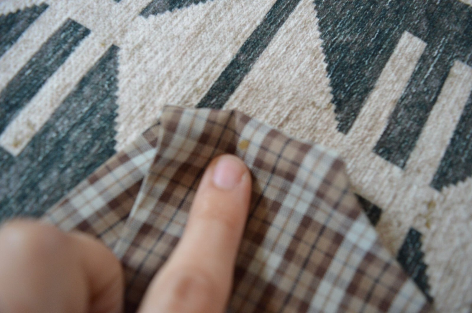 Vintage 60s Patty Woodard Brown Plaid Belted Skirt Set Juniors Size Small Coquet