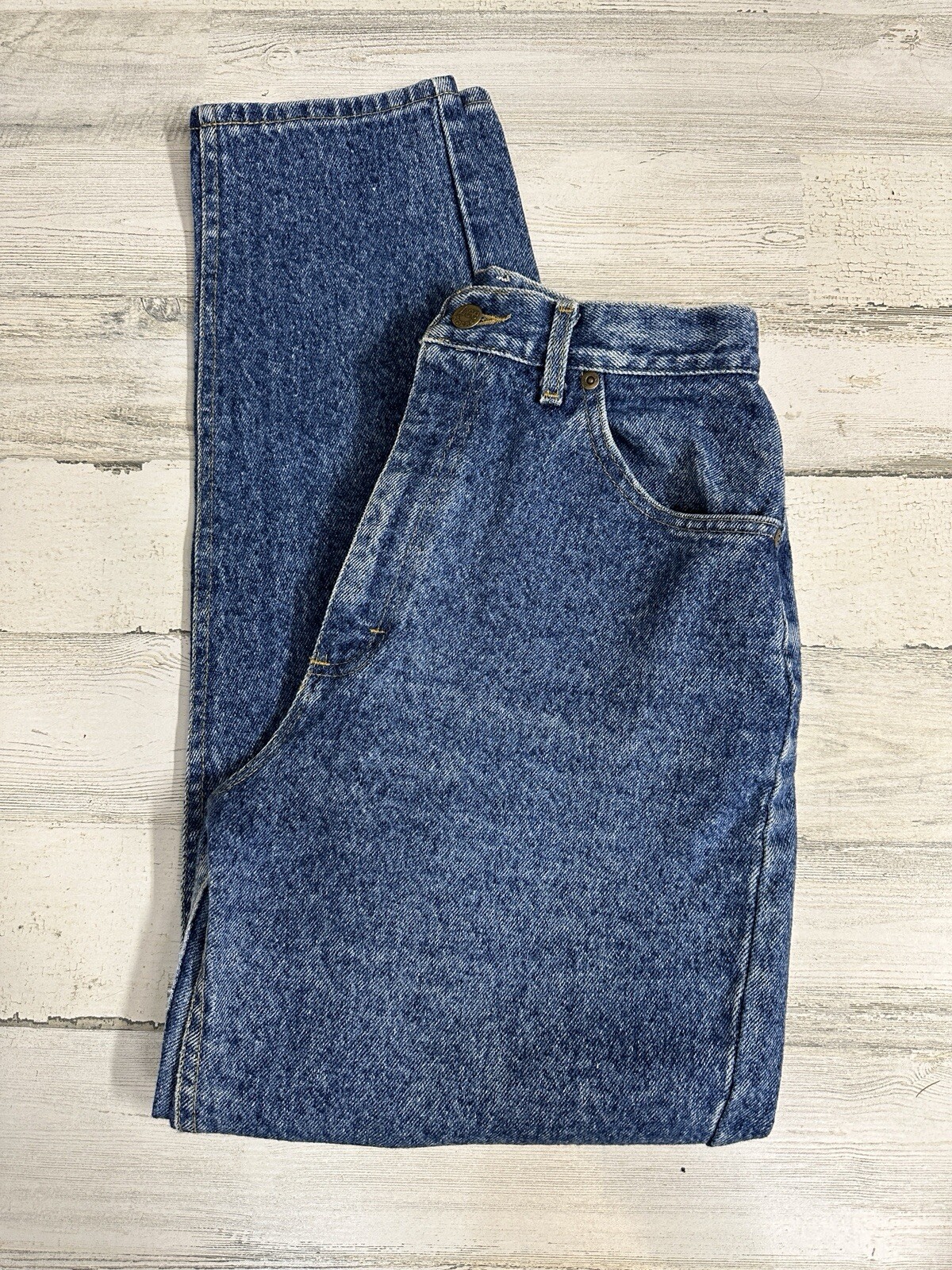 Vintage 90s Lee Jeans Women’s Size 6 High Waist Mom Tapered Denim *See Meas
