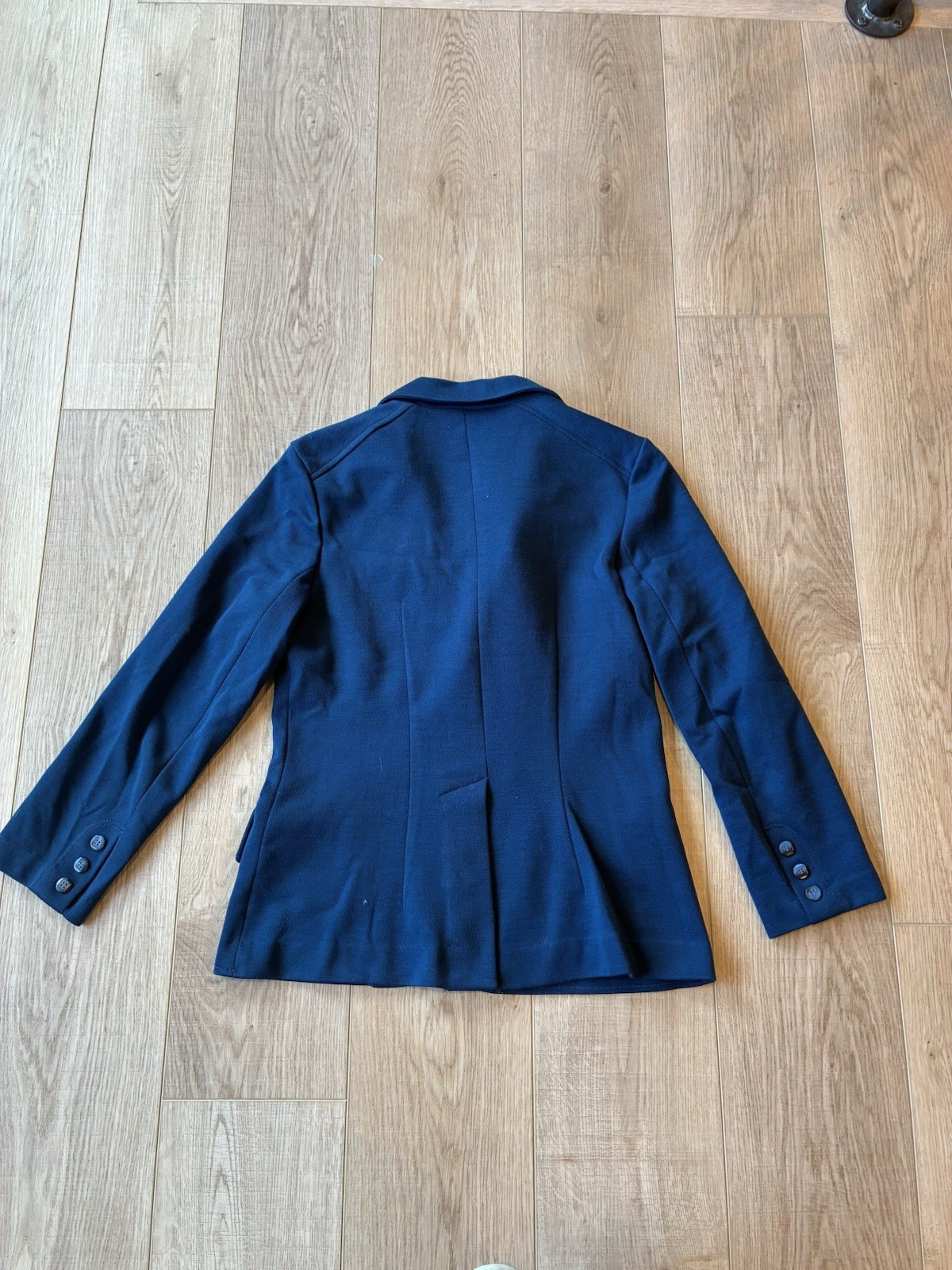 Vintage 70s Jantzen Women’s Suit Navy Blue Polyester Size Large Machine Wash