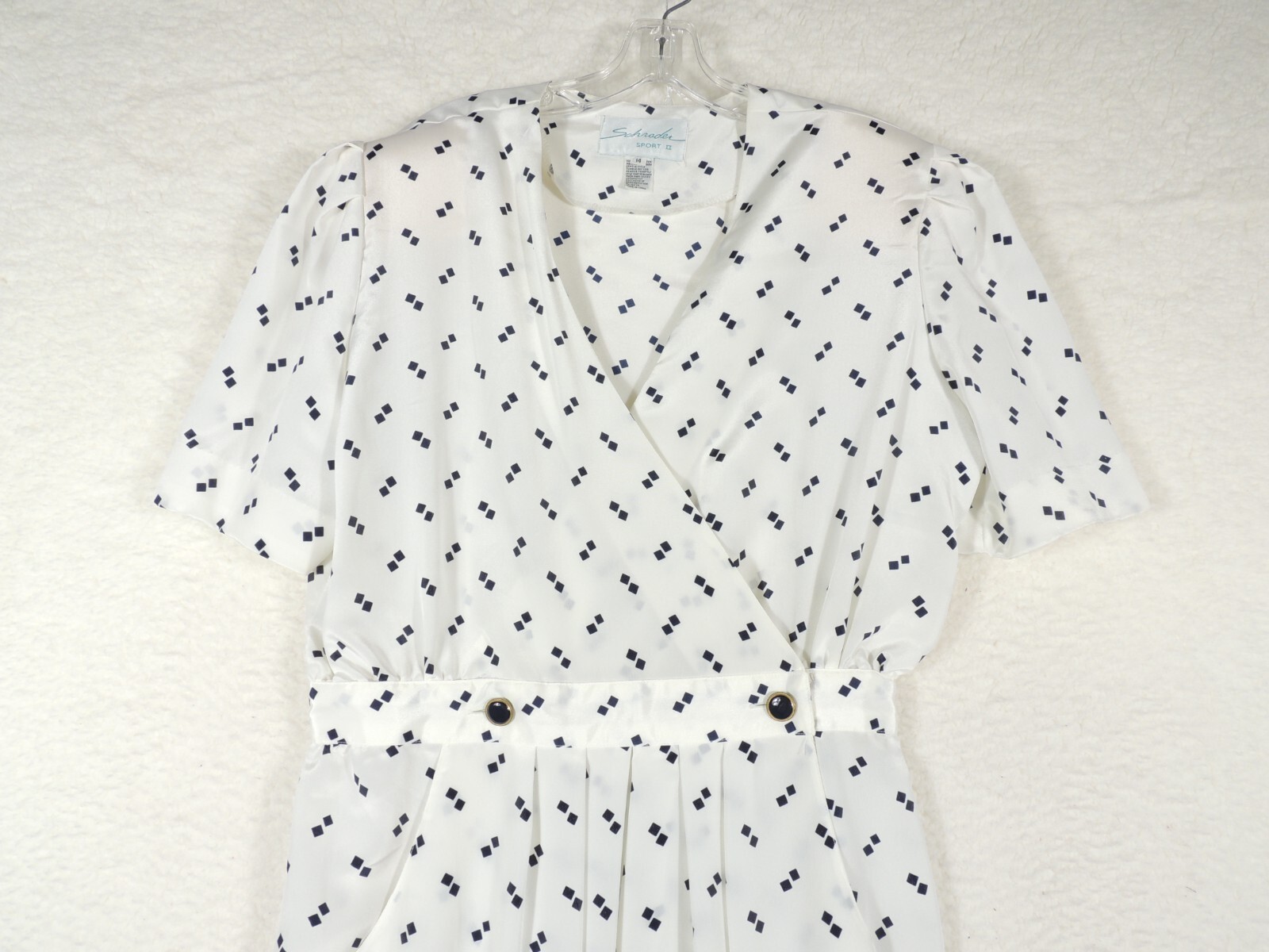 Women’s Schrader Sport II Dress 14 Short Sleeve See Measurements Vintage